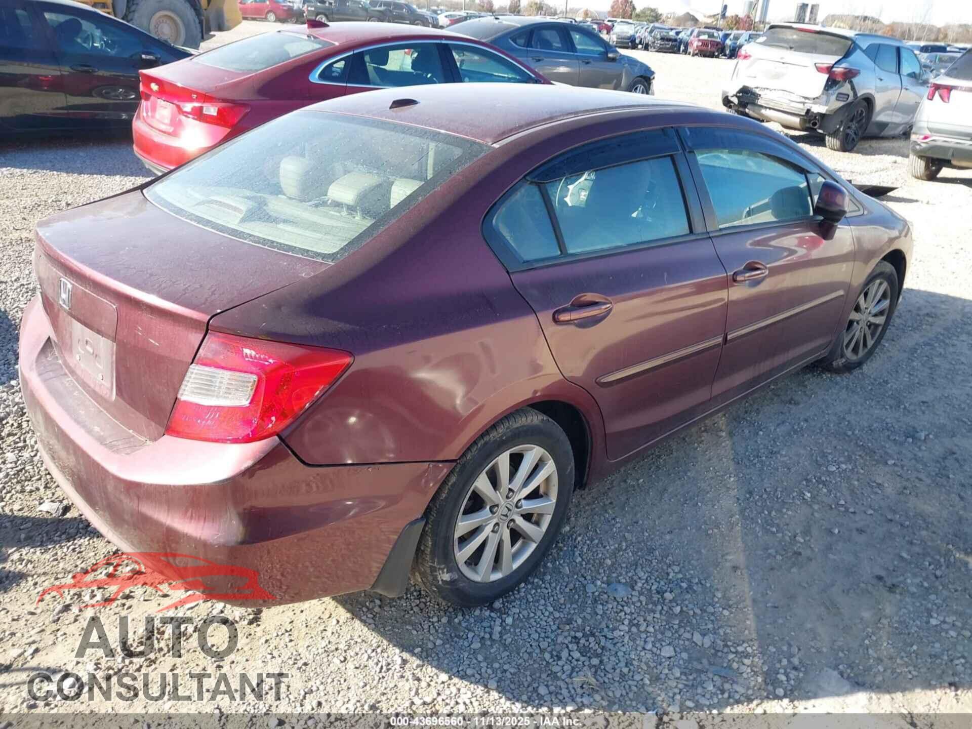 HONDA CIVIC 2012 - 2HGFB2F97CH509171
