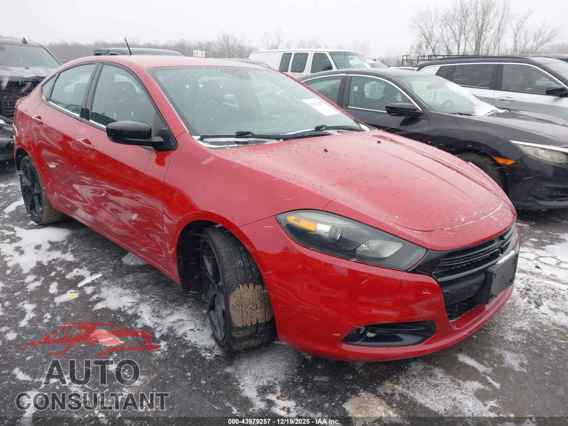 DODGE DART 2016 - 1C3CDFBB2GD516743
