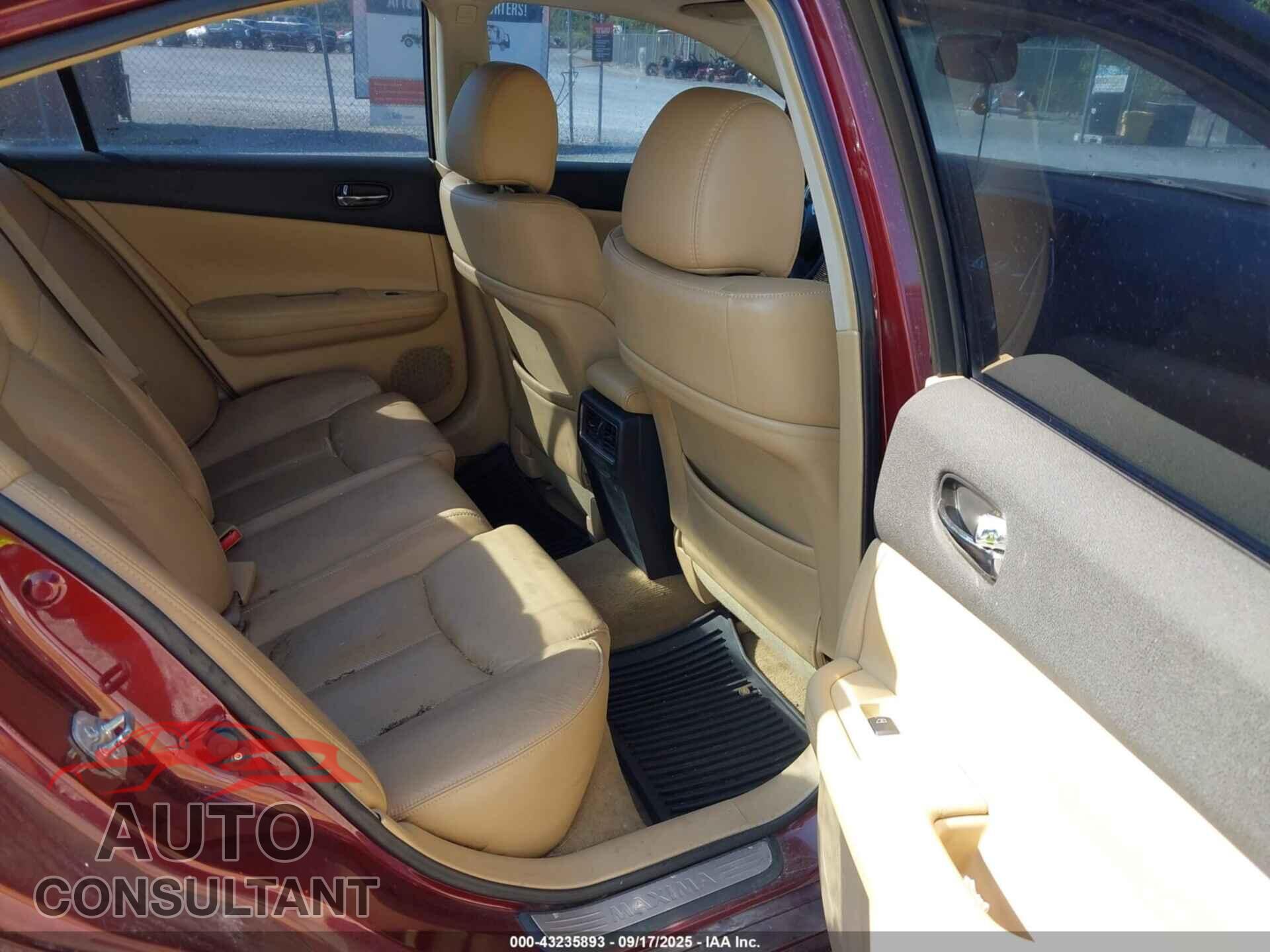 NISSAN MAXIMA 2011 - 1N4AA5AP1BC816331