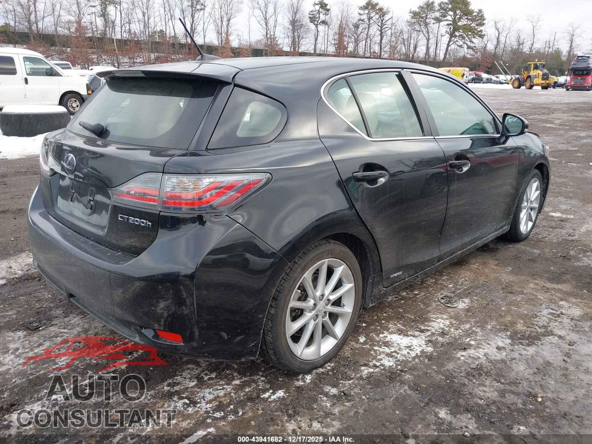 LEXUS CT 200H 2012 - JTHKD5BHXC2103088