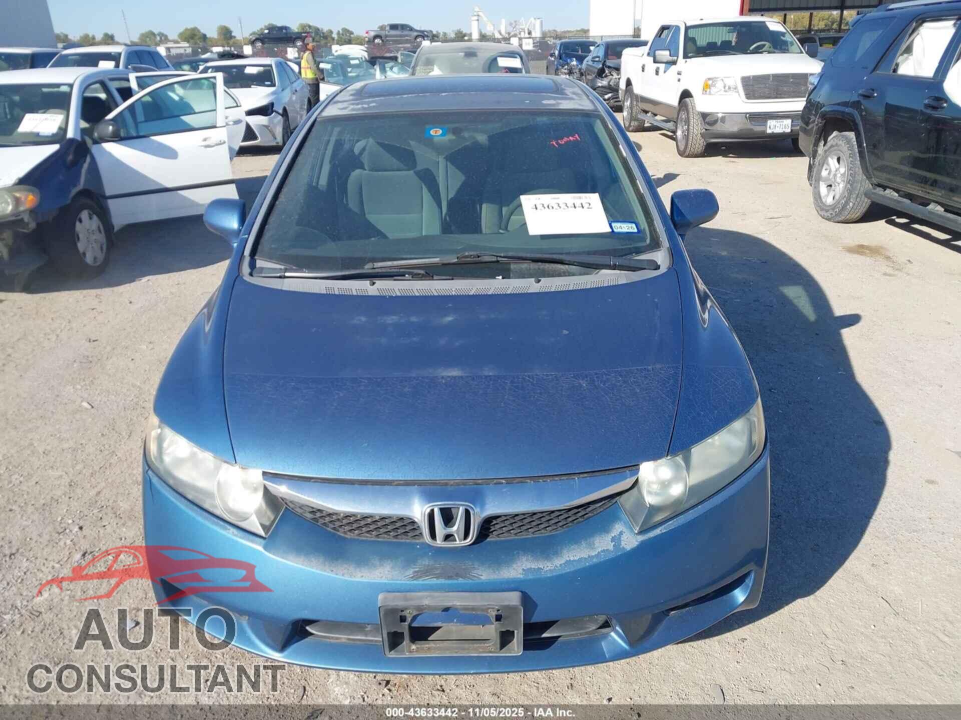HONDA CIVIC 2009 - 19XFA16829E027750