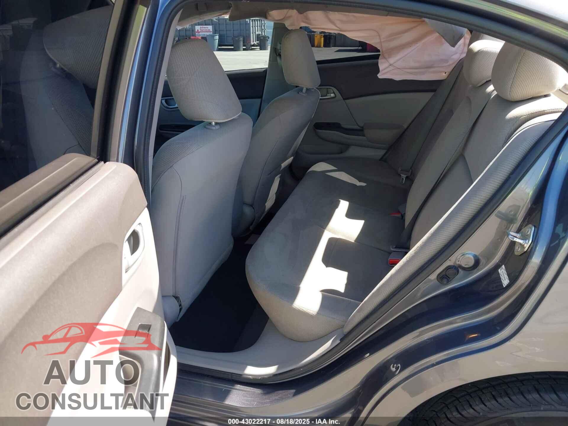HONDA CIVIC 2012 - 19XFB2F53CE391868