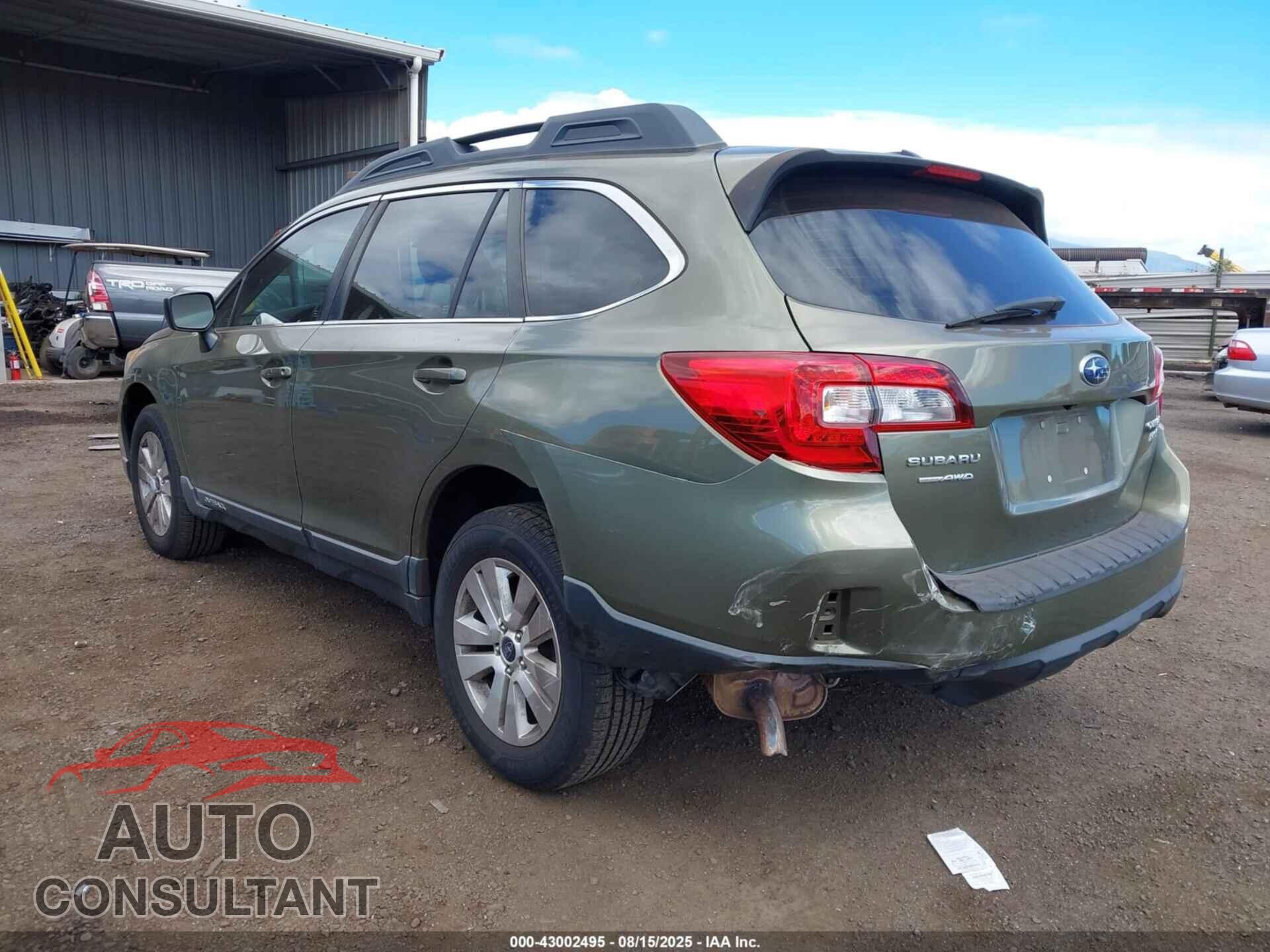 SUBARU OUTBACK 2017 - 4S4BSAAC4H3297507