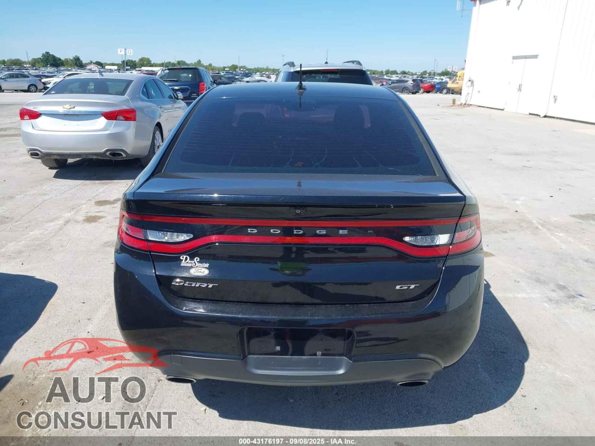 DODGE DART 2015 - 1C3CDFEBXFD345413