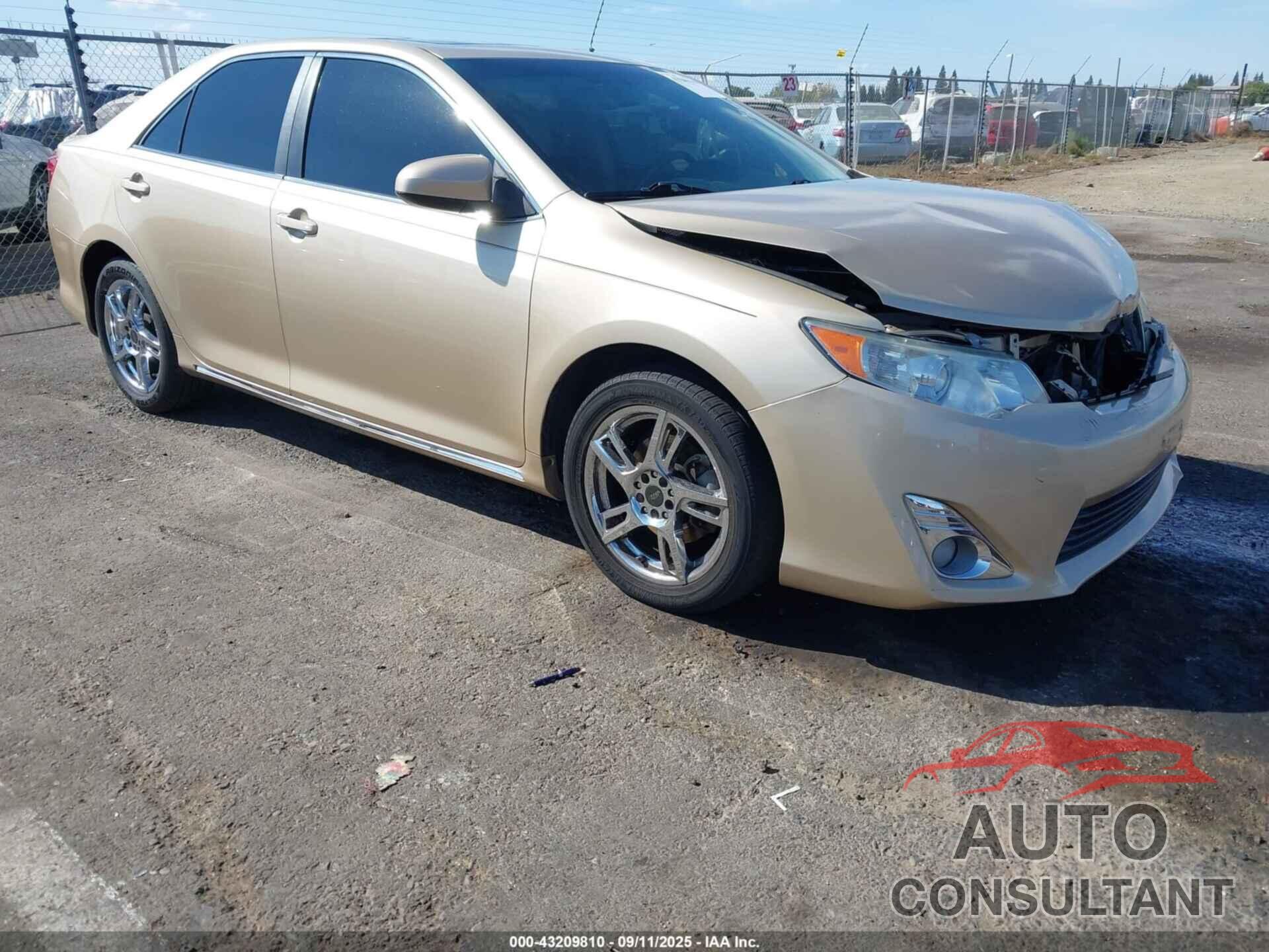 TOYOTA CAMRY 2012 - 4T4BF1FK0CR174106