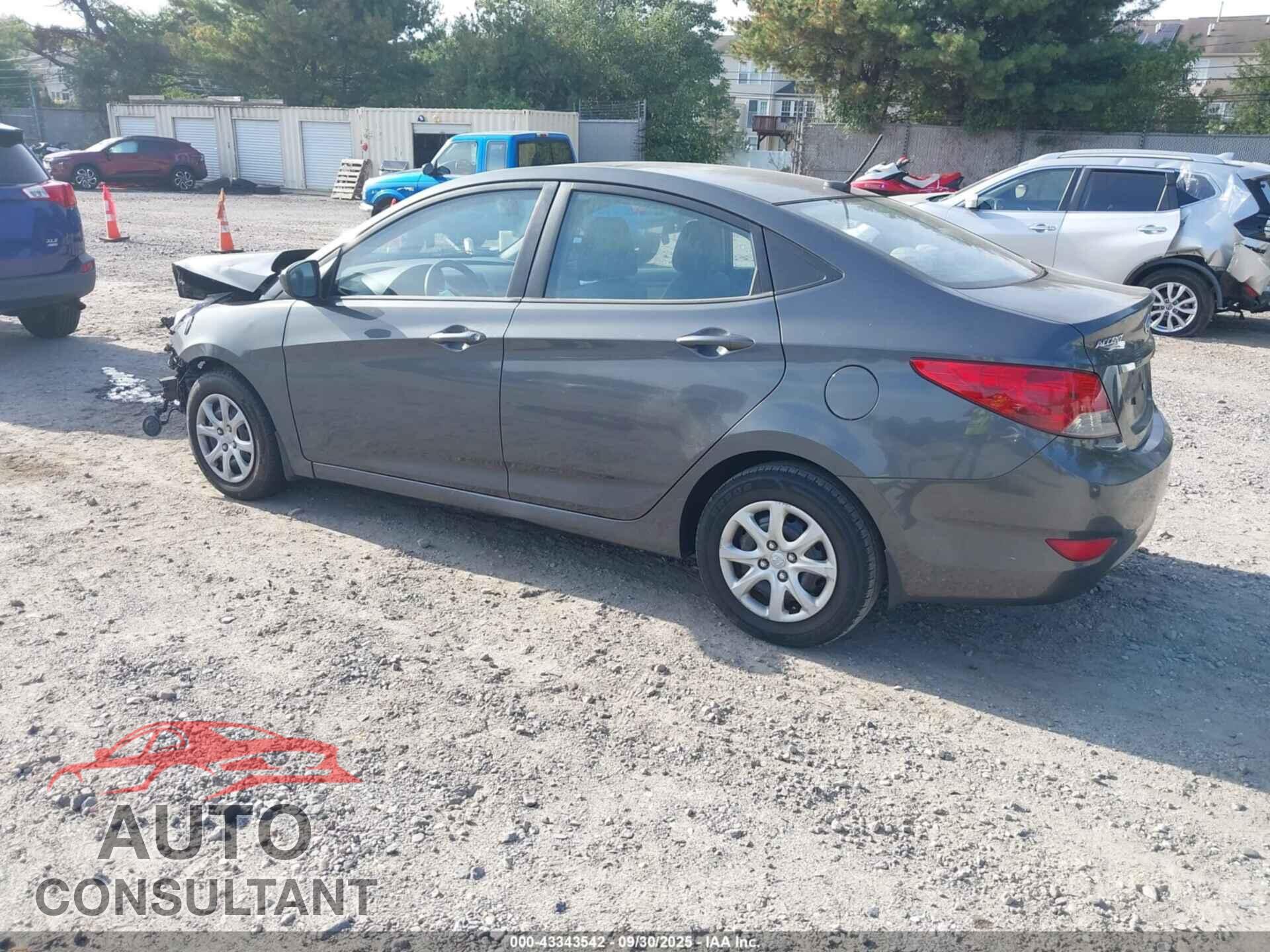 HYUNDAI ACCENT 2012 - KMHCT4AE8CU160917