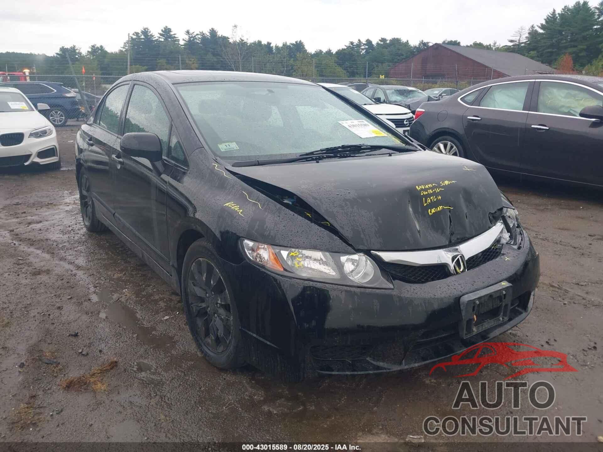 HONDA CIVIC 2010 - 2HGFA1F82AH513954