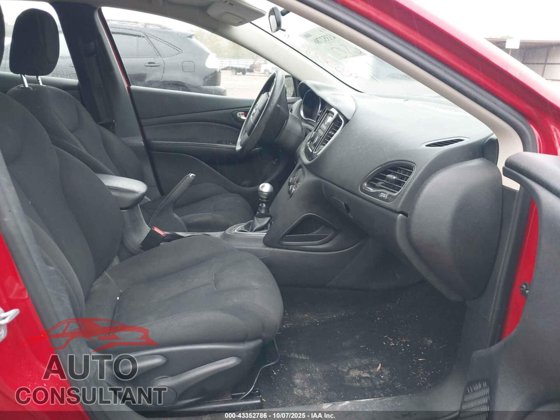 DODGE DART 2013 - 1C3CDFAA8DD118117