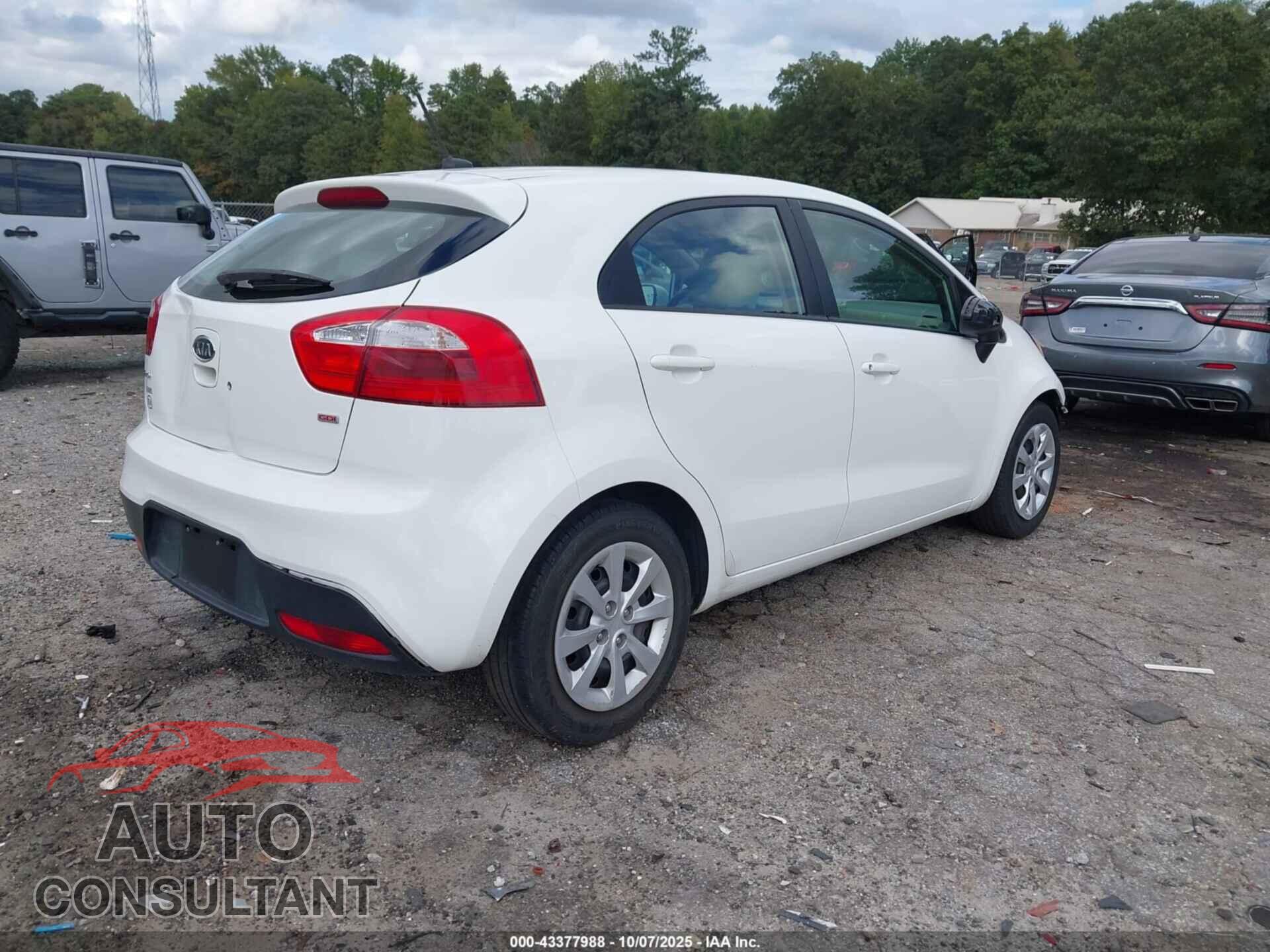 KIA RIO5 2012 - KNADM5A33C6092652