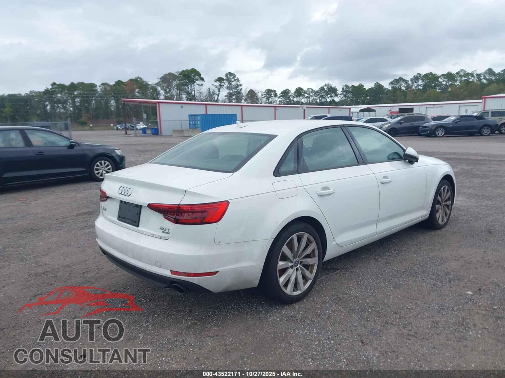 AUDI A4 2017 - WAUGMAF41HA176853