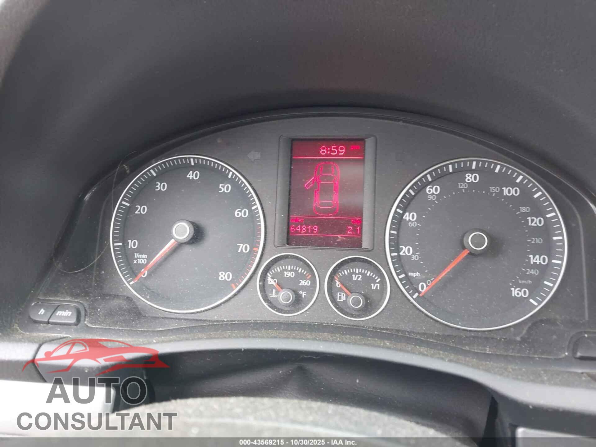 VOLKSWAGEN EOS 2009 - WVWBA71F99V011223