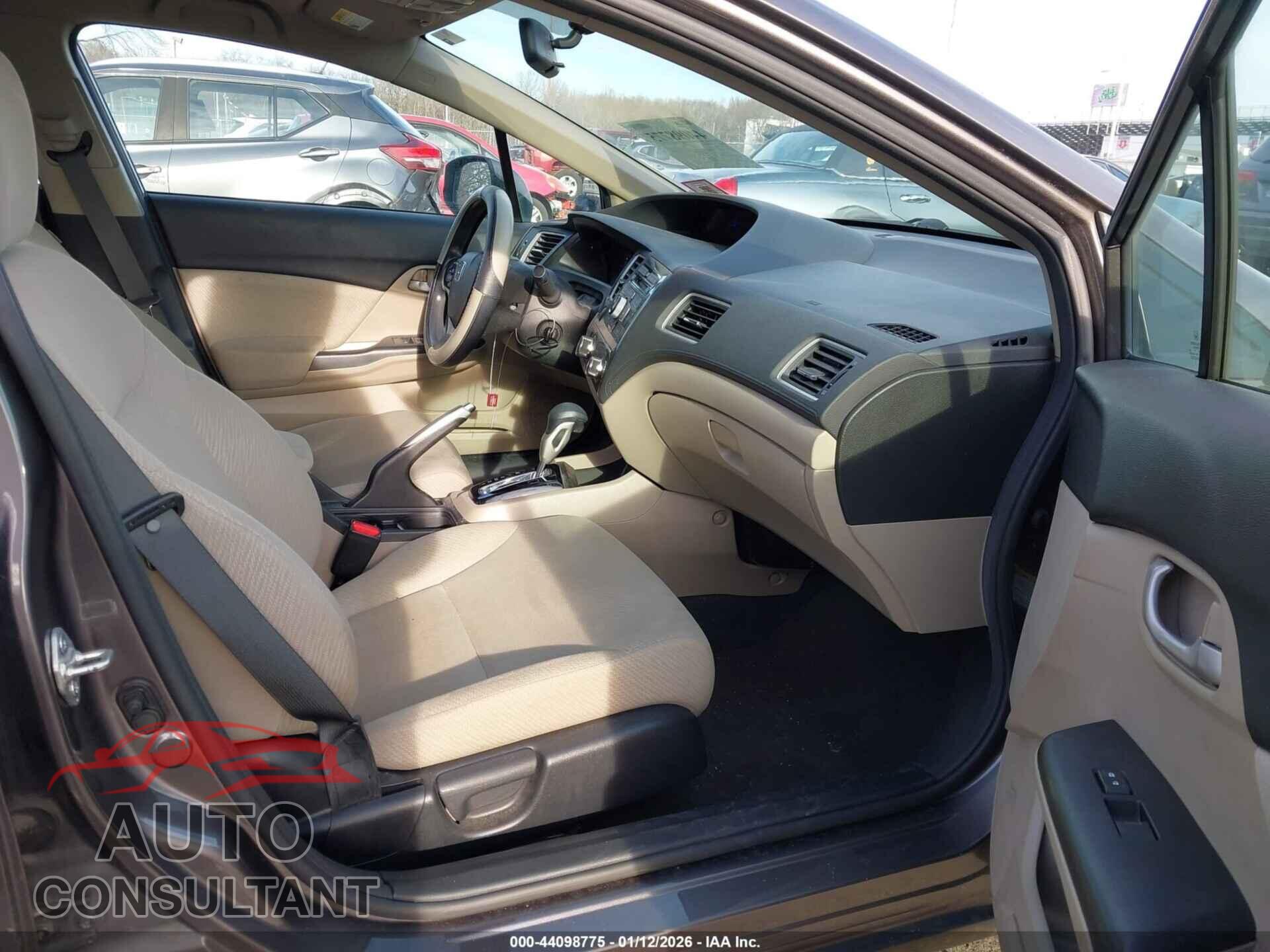 HONDA CIVIC 2013 - 19XFB2F5XDE239460