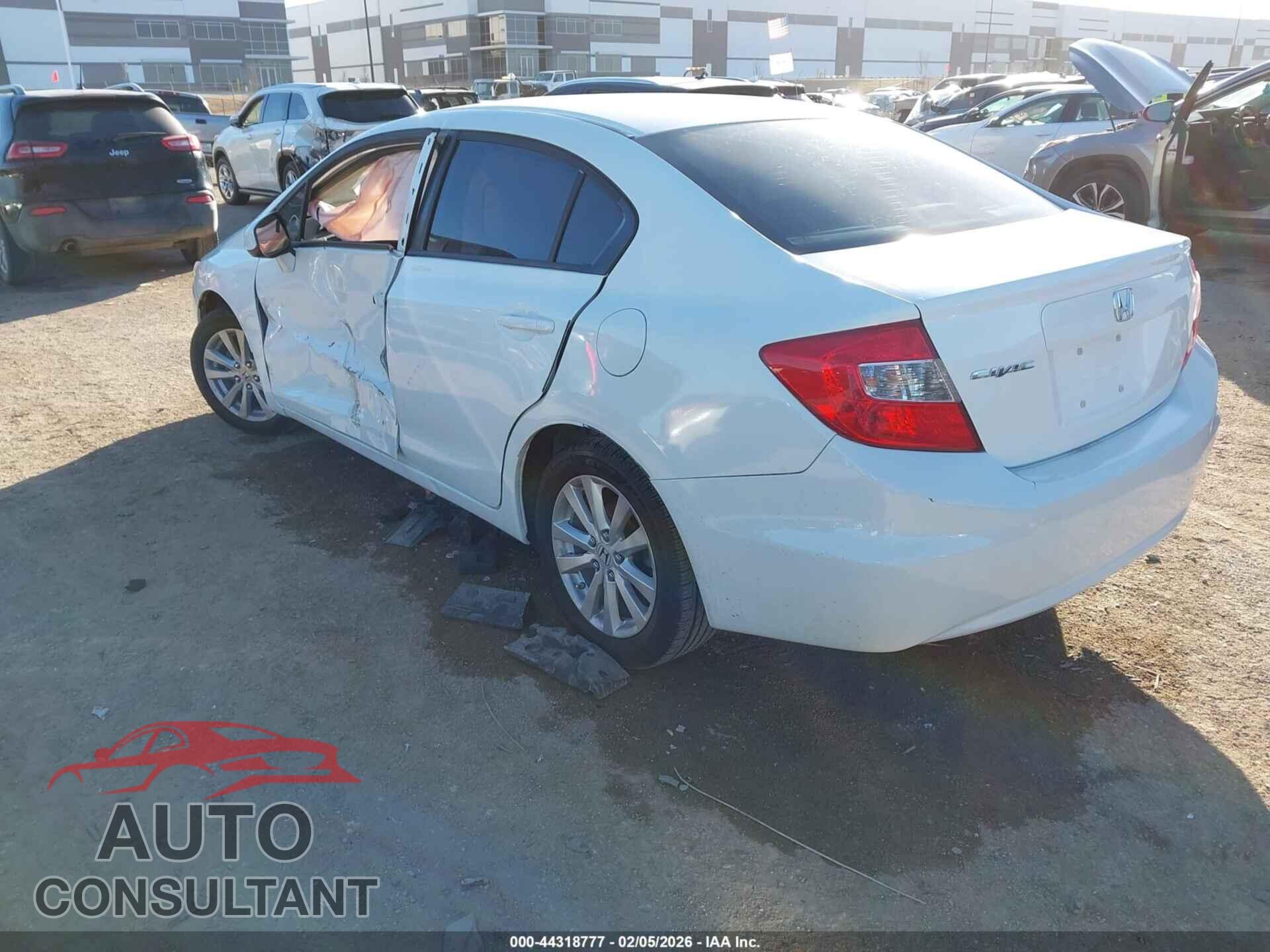 HONDA CIVIC 2012 - 19XFB2F85CE093588