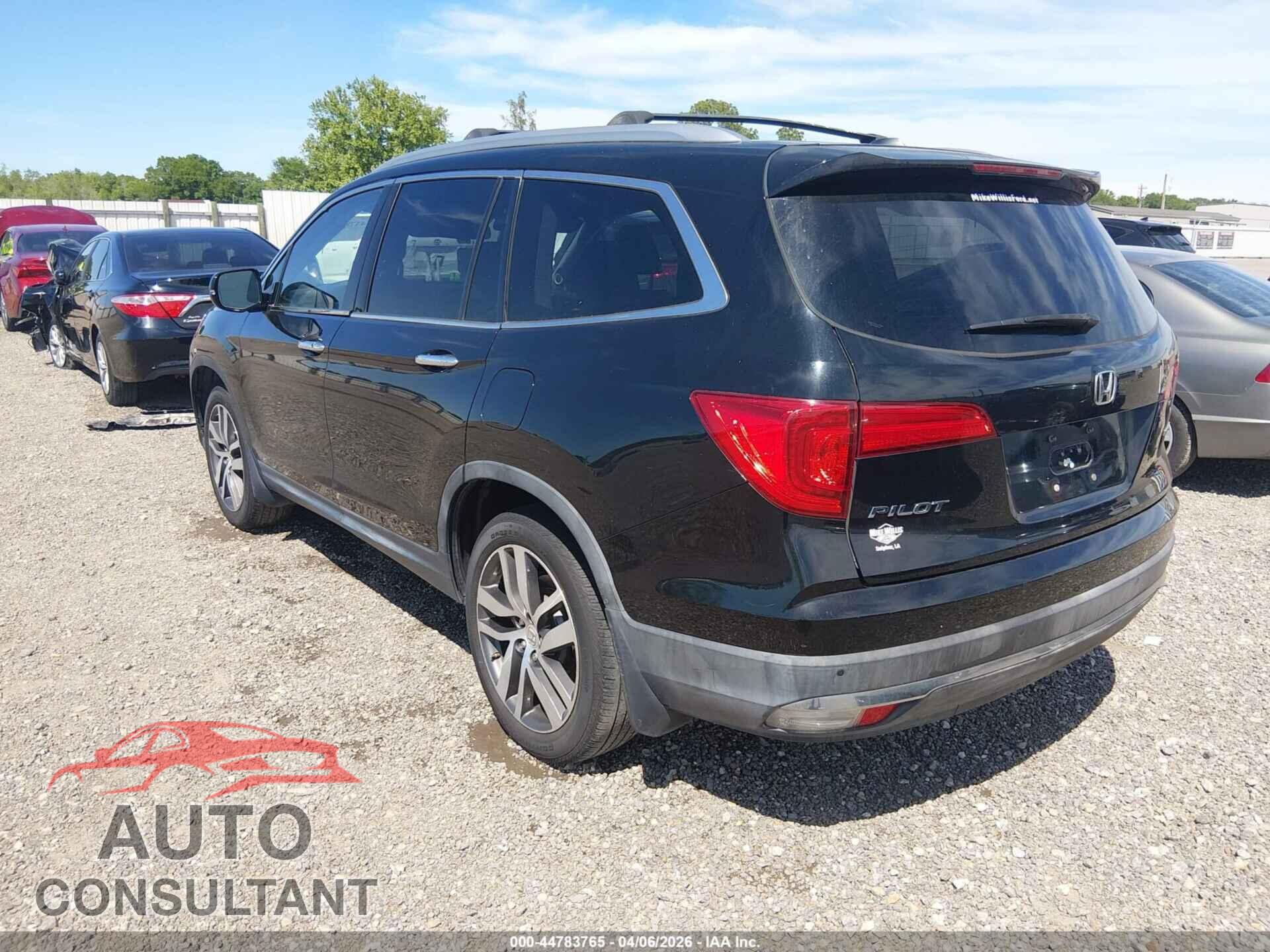 HONDA PILOT 2016 - 5FNYF5H91GB057966