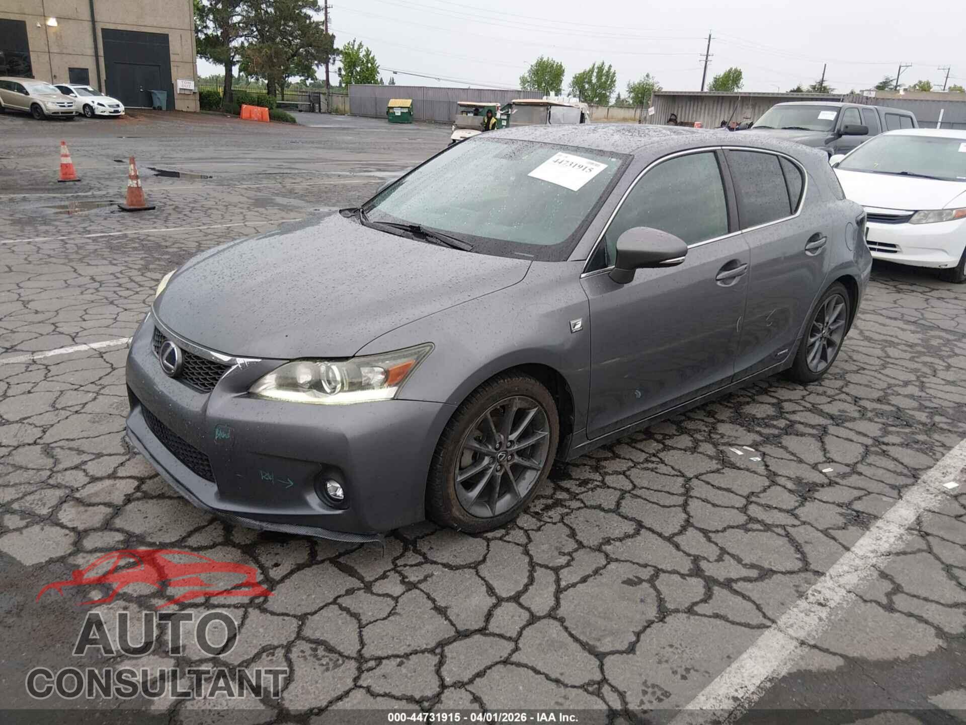 LEXUS CT 200H 2013 - JTHKD5BH9D2129585