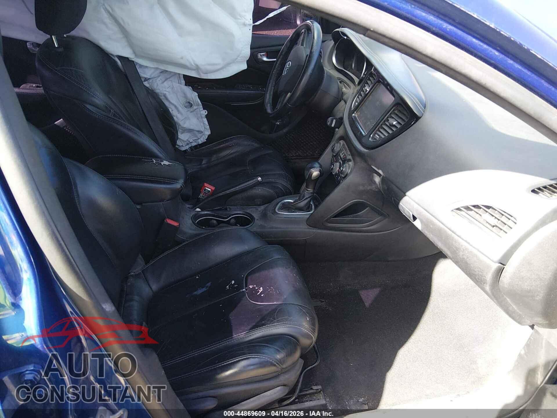 DODGE DART 2013 - 1C3CDFCA9DD304861