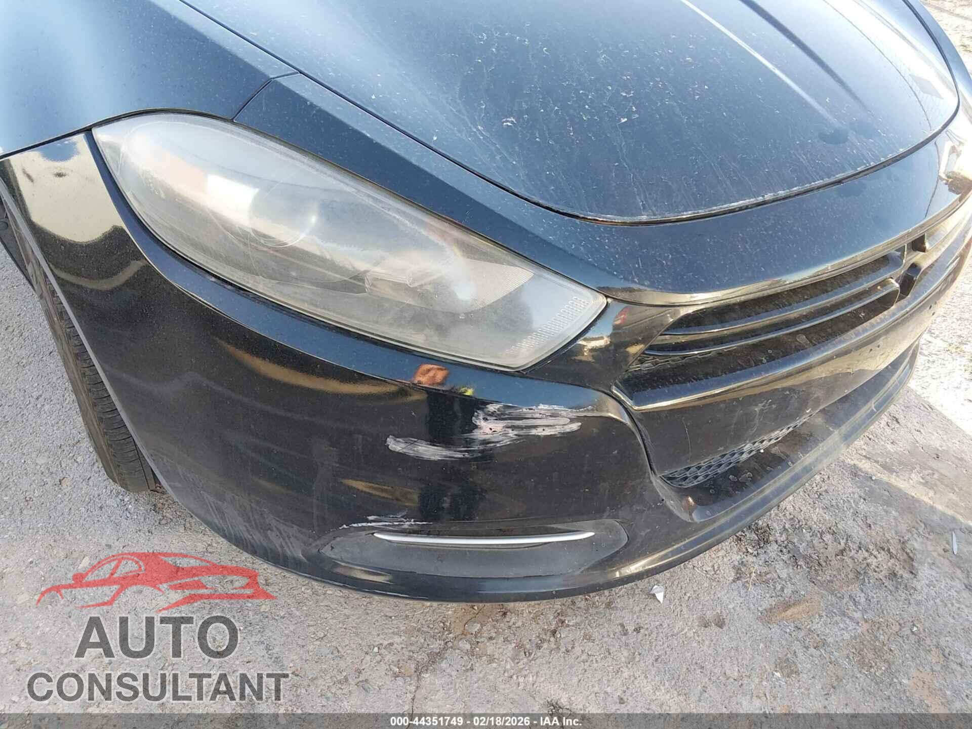 DODGE DART 2016 - 1C3CDFBB6GD570658