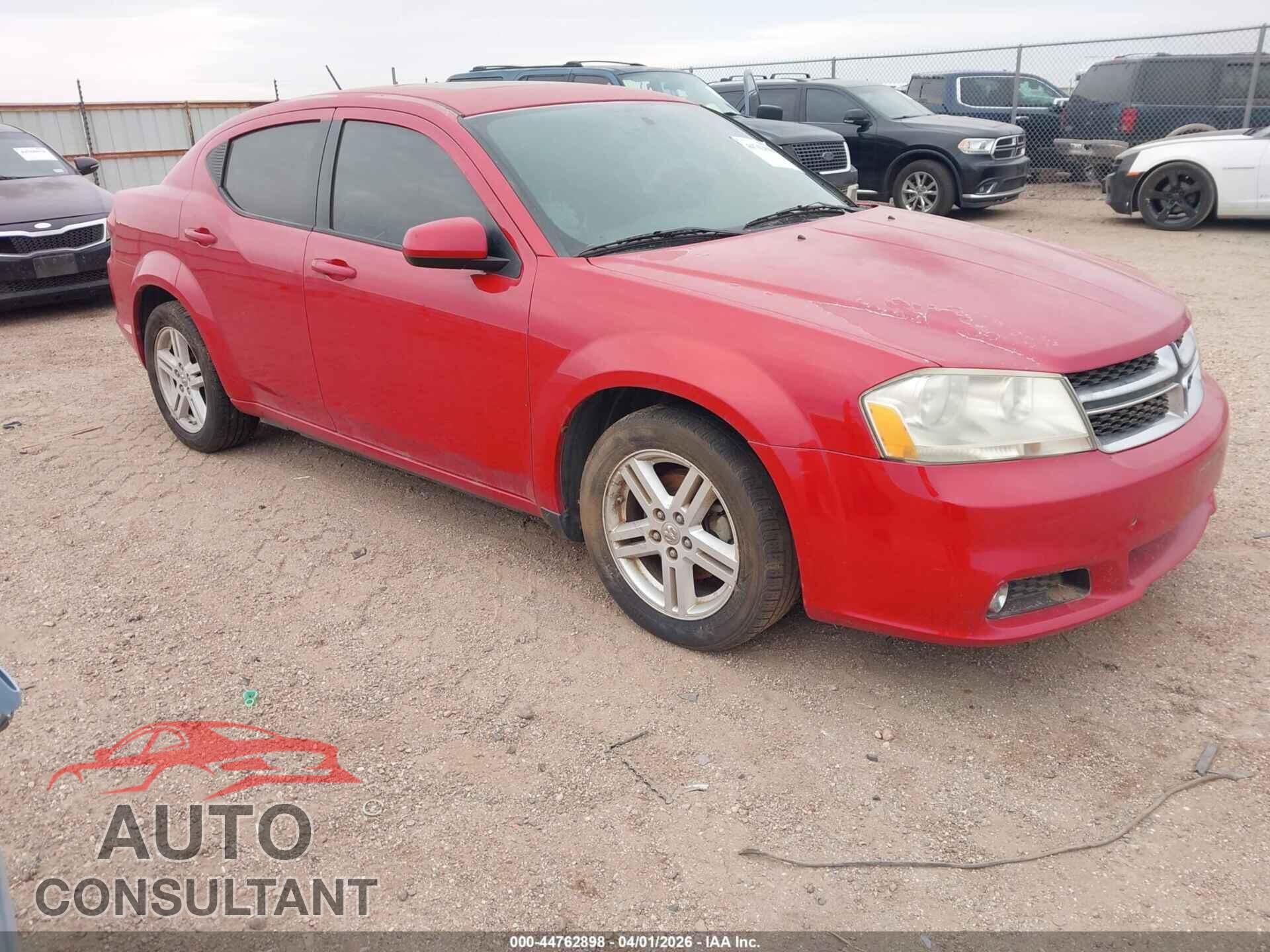 DODGE AVENGER 2011 - 1B3BD2FB2BN584880