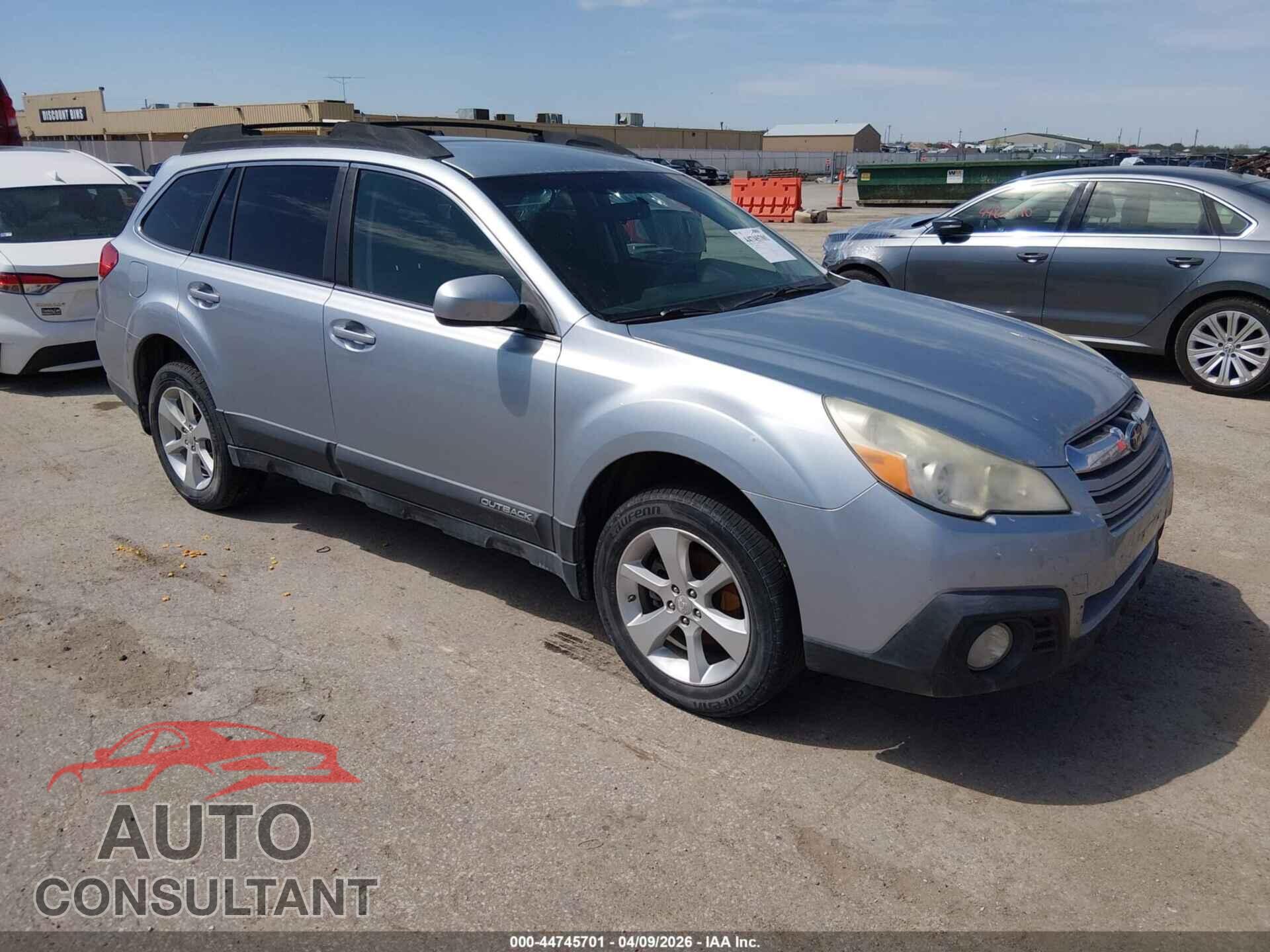 SUBARU OUTBACK 2013 - 4S4BRBCC4D3245271
