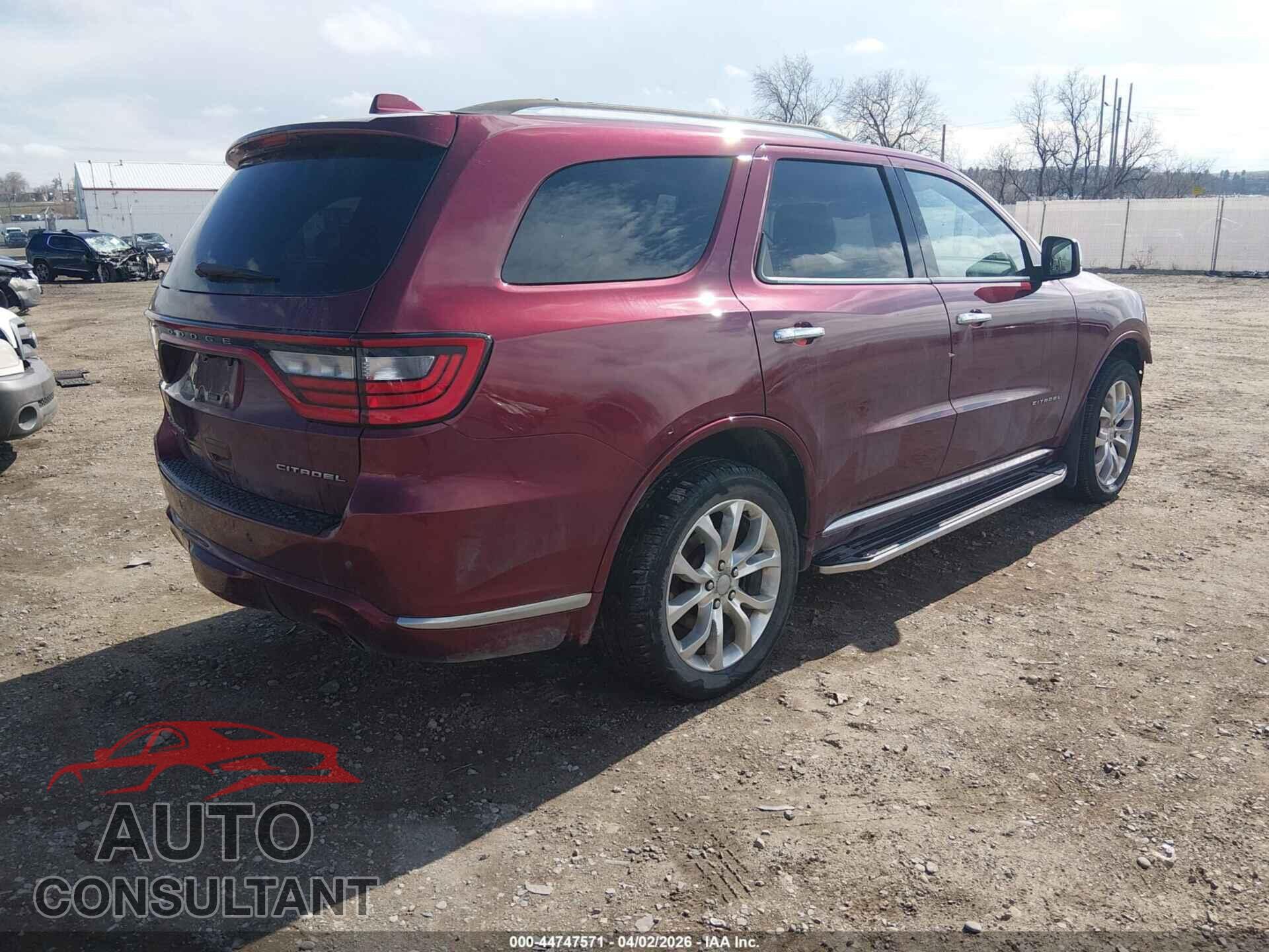 DODGE DURANGO 2016 - 1C4RDJEG2GC347068