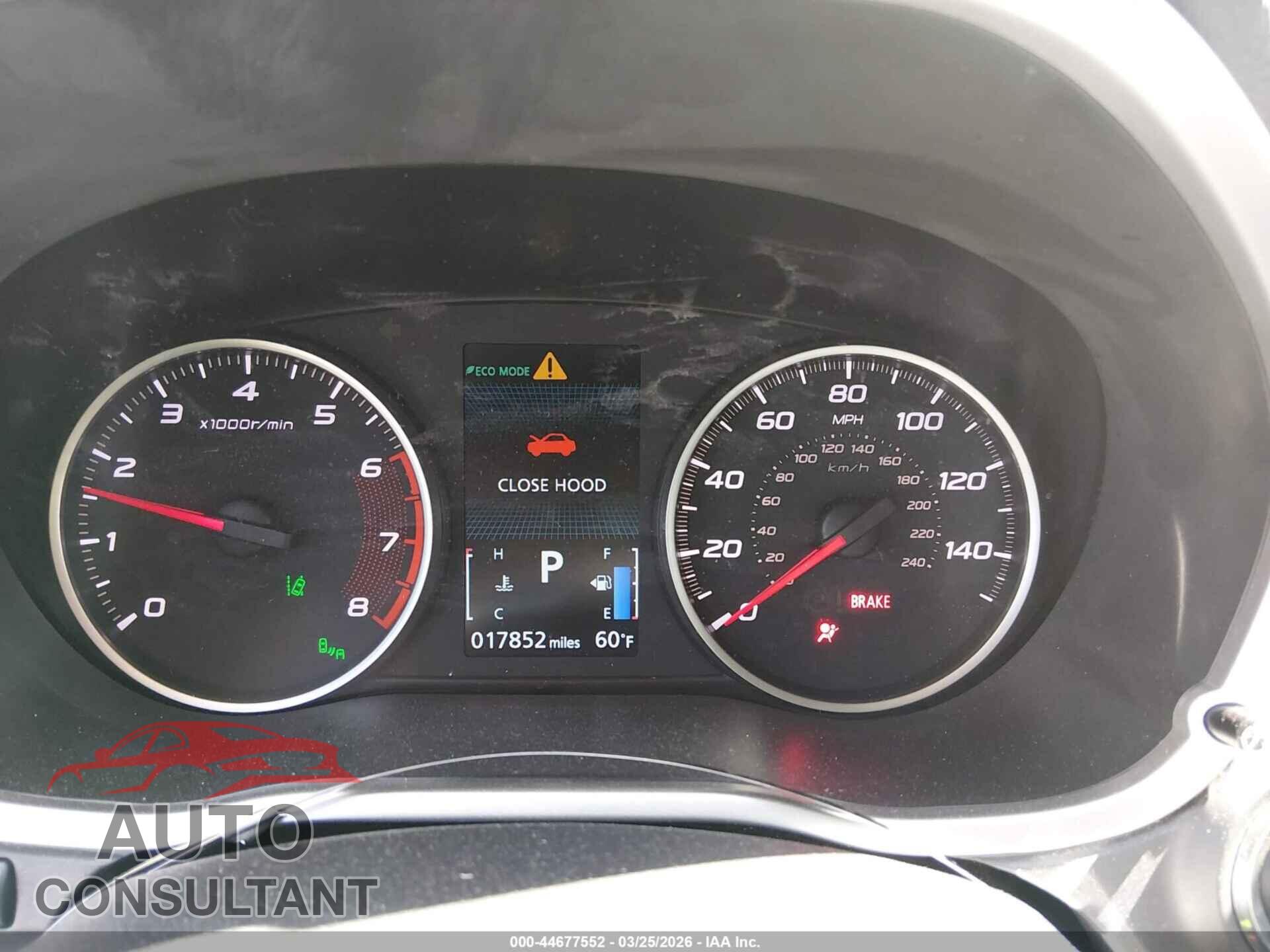 MITSUBISHI ECLIPSE CROSS 2022 - JA4ASWAA2NZ060111