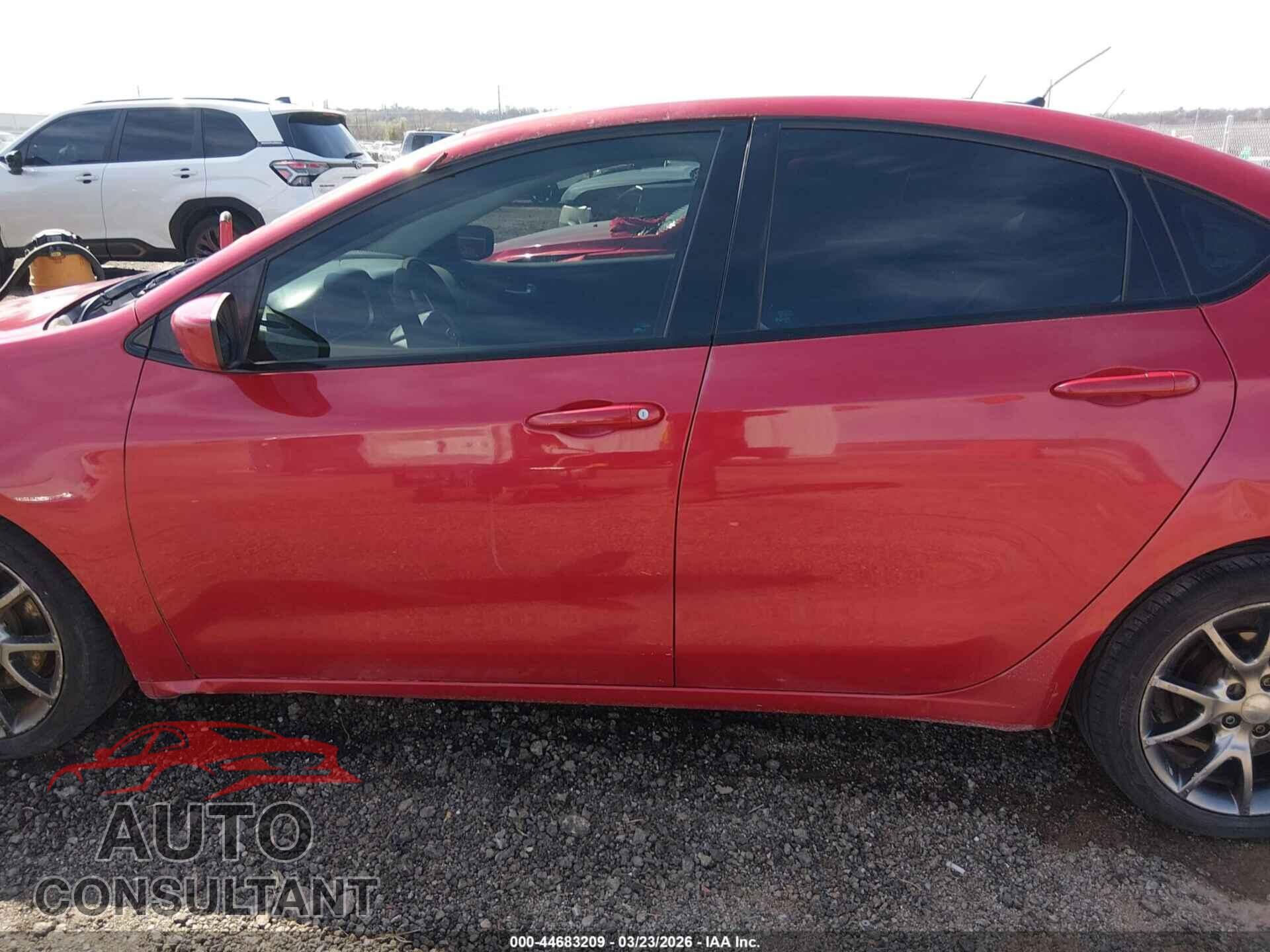 DODGE DART 2013 - 1C3CDFBA2DD326248