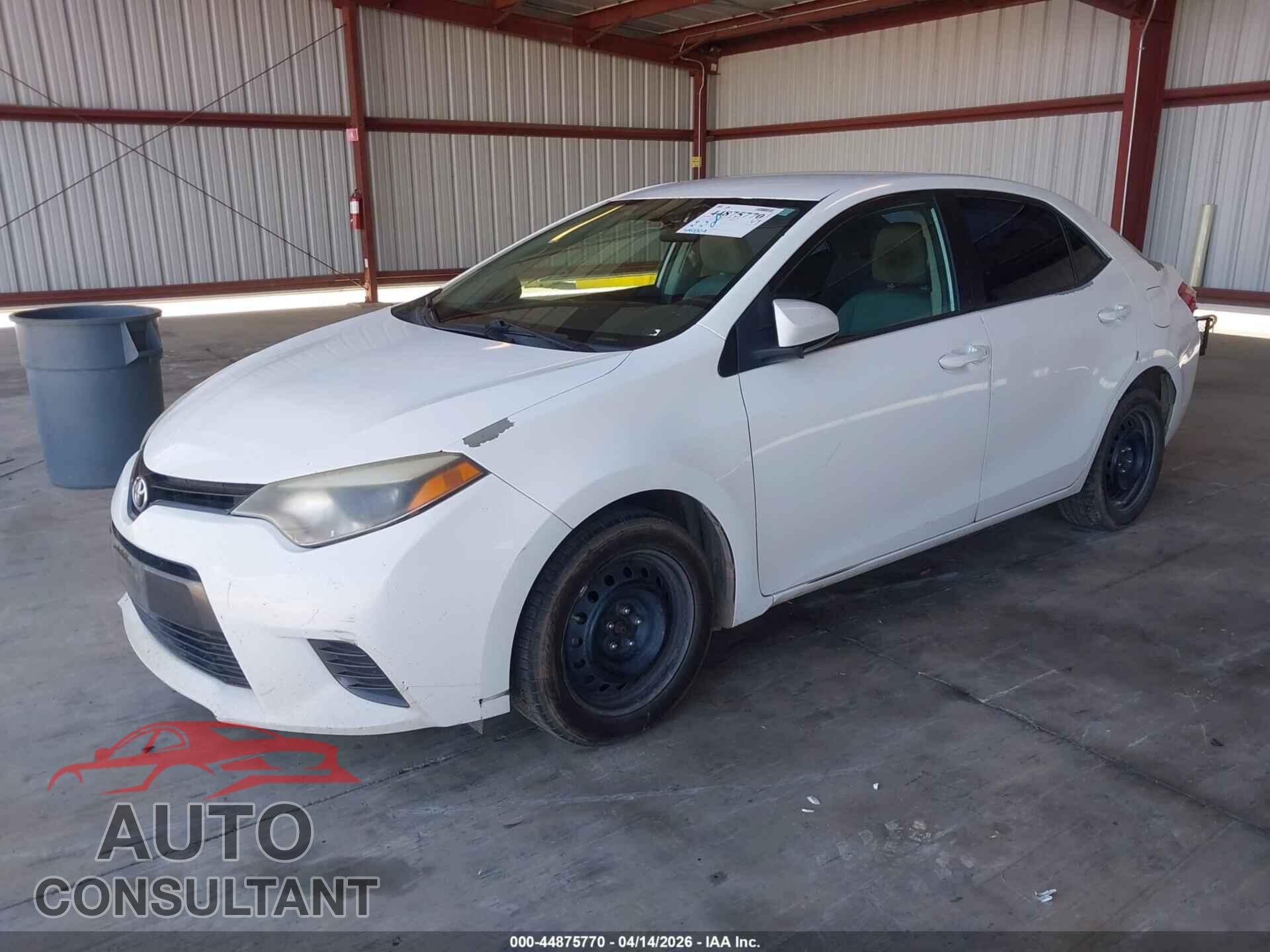TOYOTA COROLLA 2015 - 5YFBURHE3FP294459