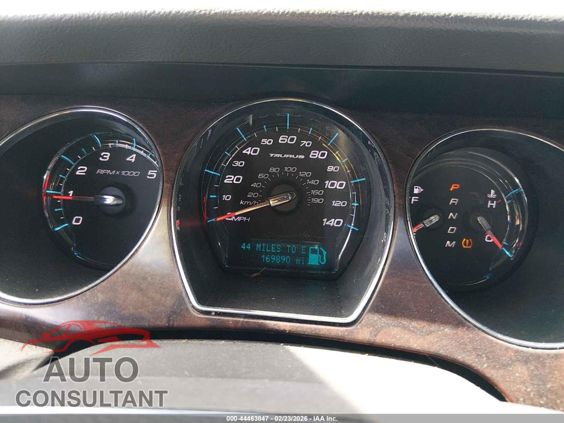 FORD TAURUS 2012 - 1FAHP2FW2CG119904