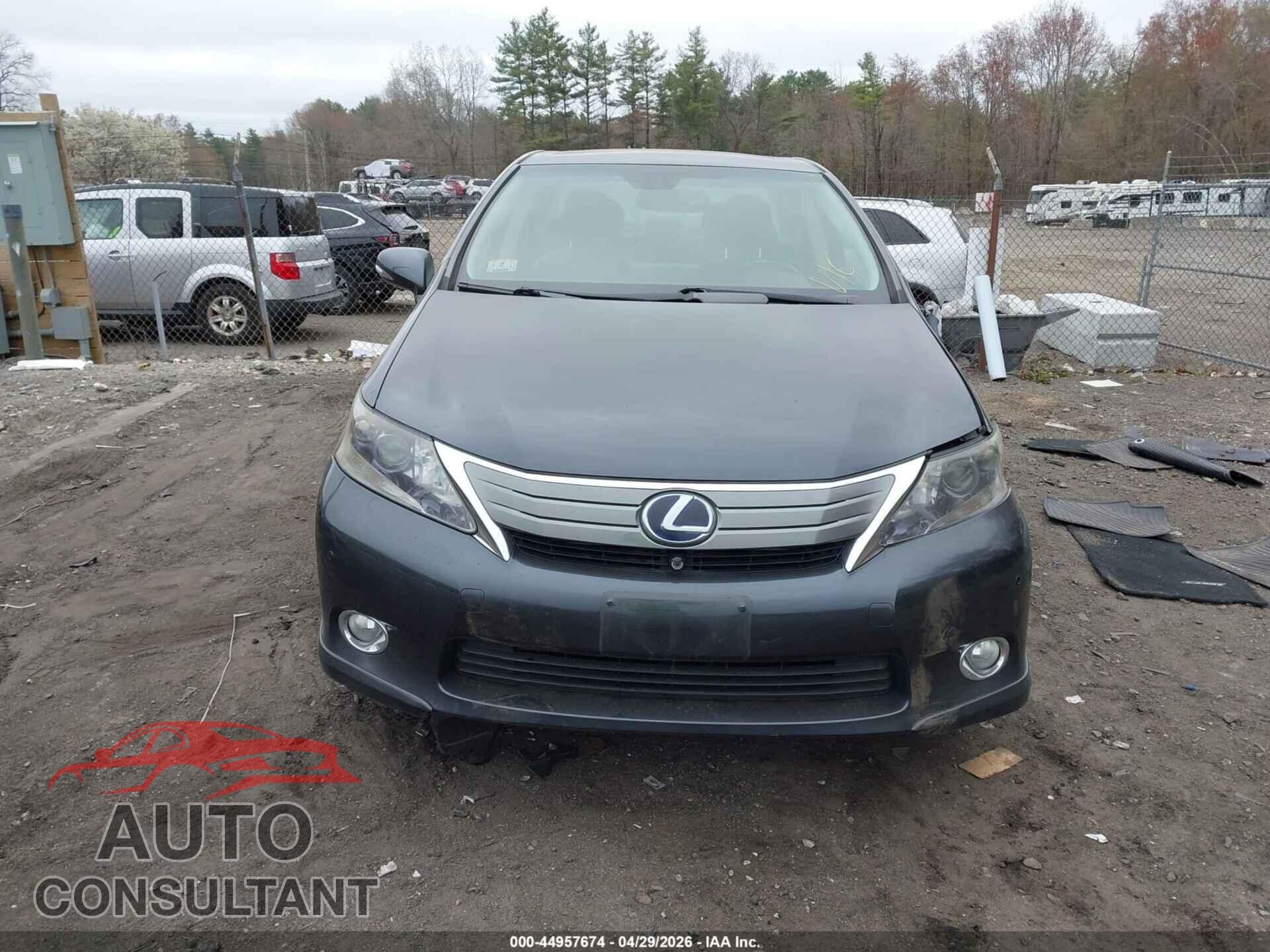 LEXUS HS 250H 2010 - JTHBB1BA2A2014386