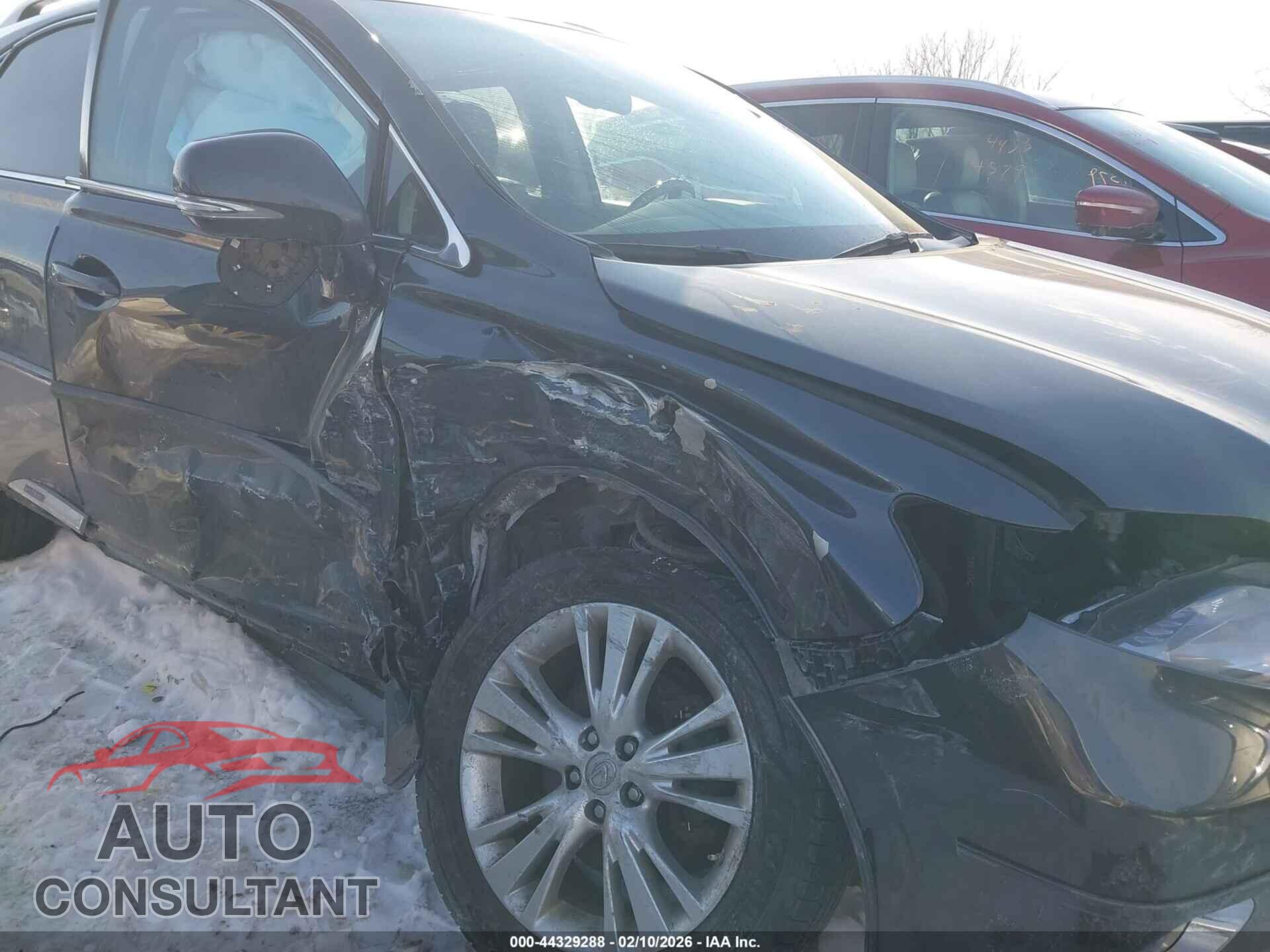LEXUS RX 450H 2011 - JTJBC1BA3B2417421