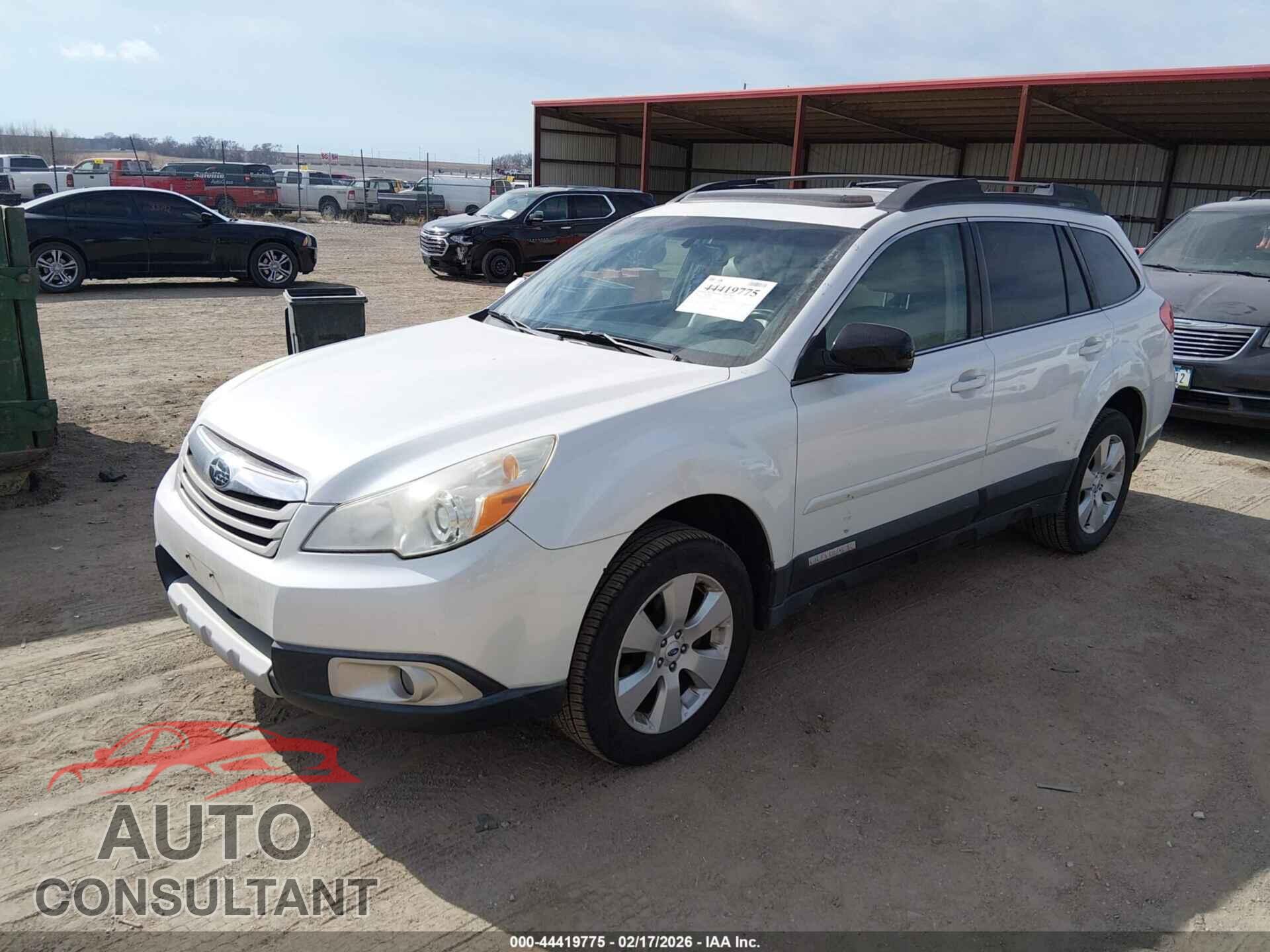 SUBARU OUTBACK 2012 - 4S4BRCKC4C3217847