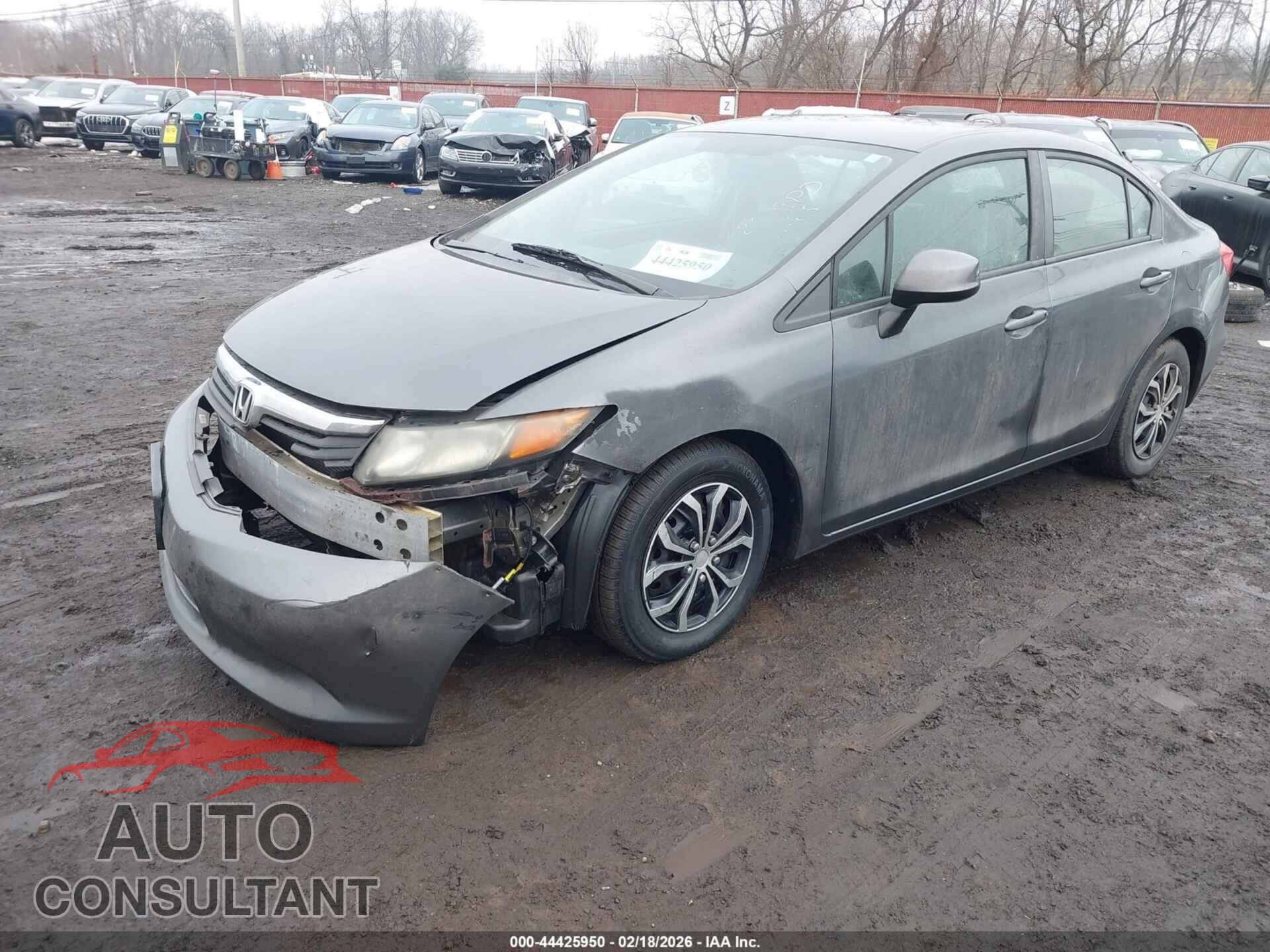 HONDA CIVIC 2012 - 2HGFB2F51CH306581
