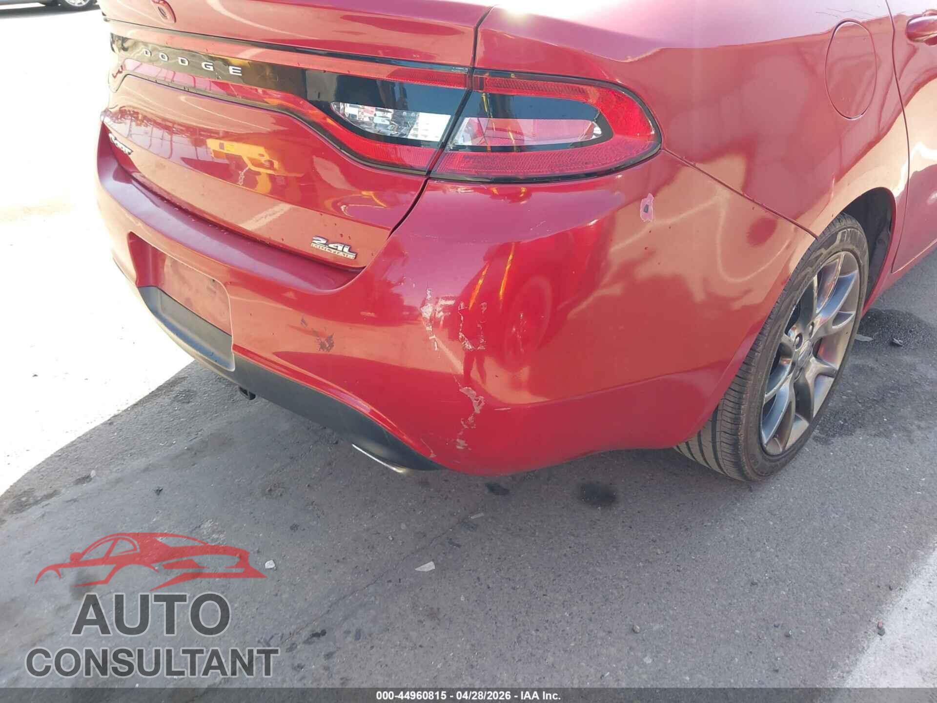 DODGE DART 2014 - 1C3CDFBB2ED871330