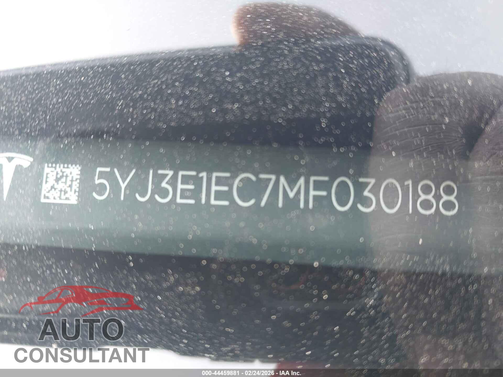 TESLA MODEL 3 2021 - 5YJ3E1EC7MF030188