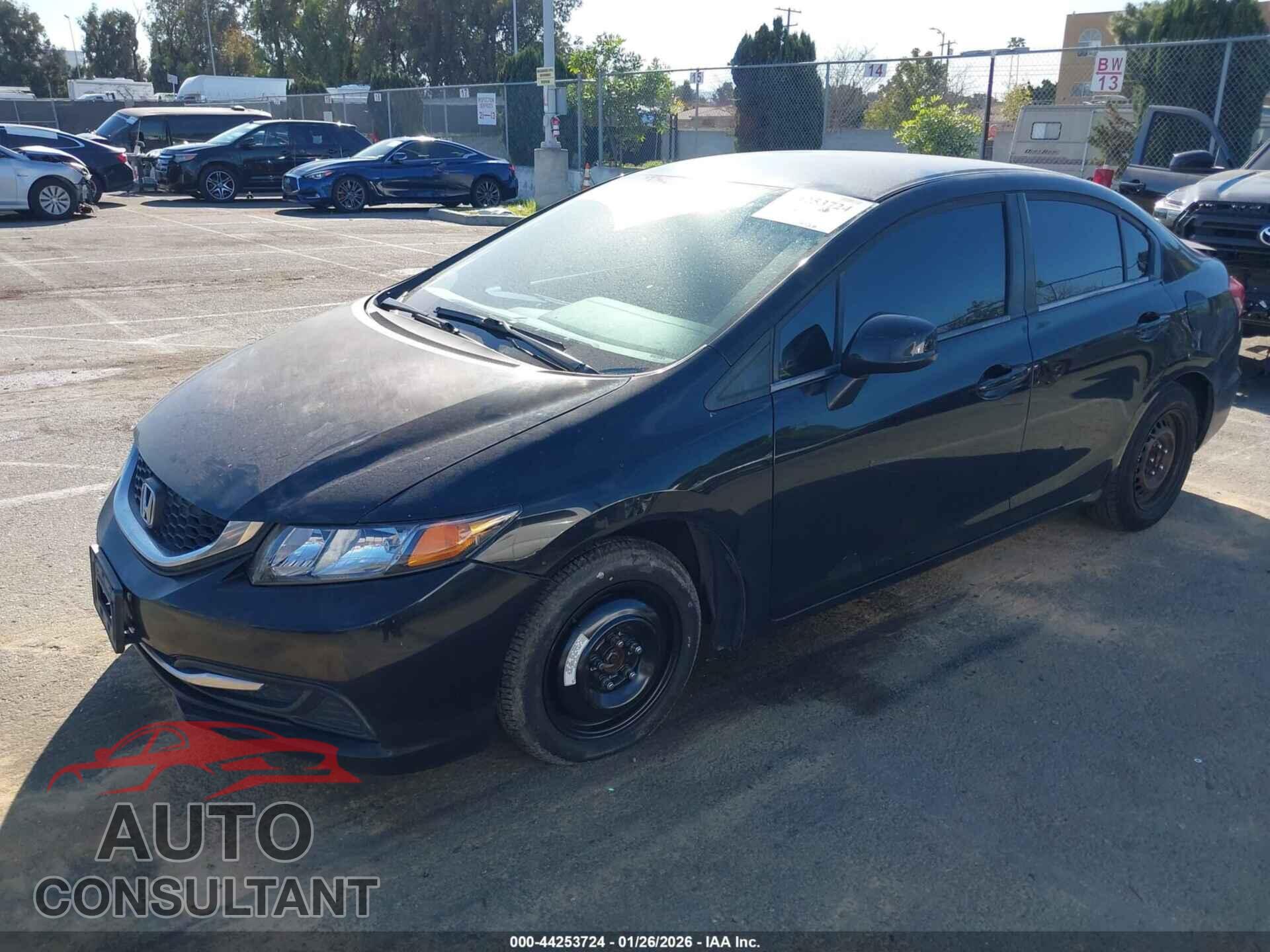 HONDA CIVIC 2013 - 19XFB2F50DE258485