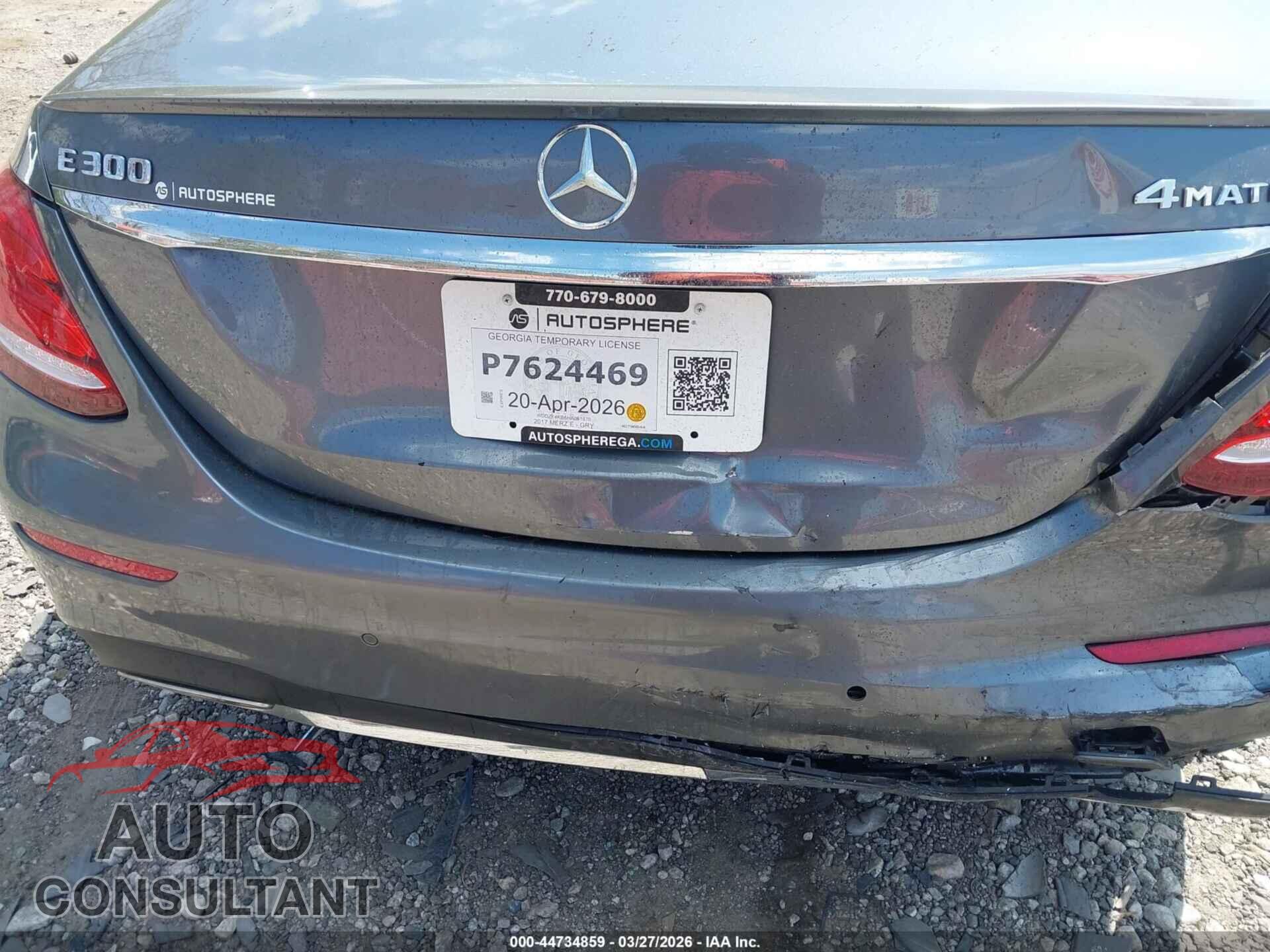 MERCEDES-BENZ E 300 2017 - WDDZF4KBXHA000000