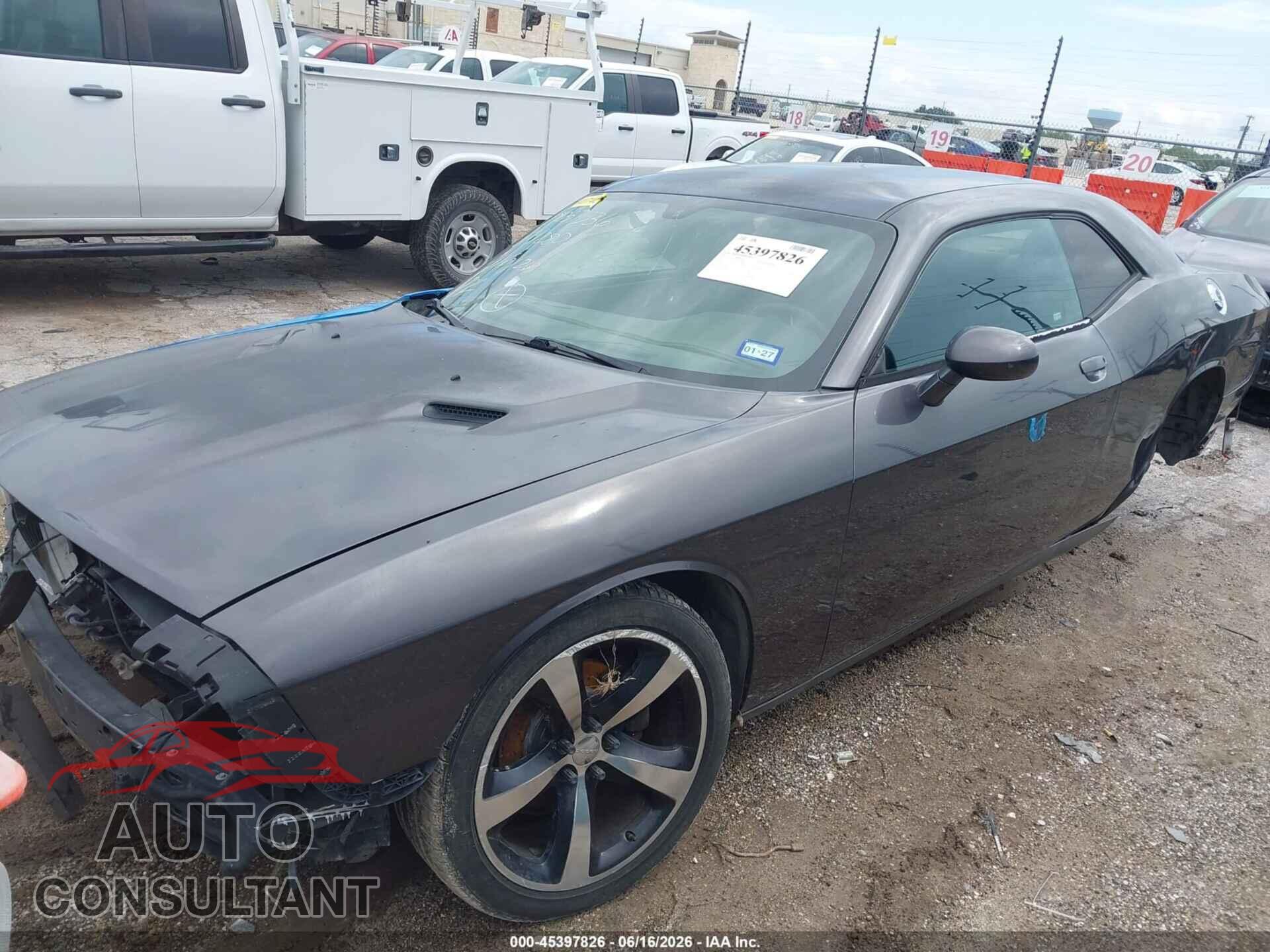 DODGE CHALLENGER 2013 - 2C3CDYAG3DH679280
