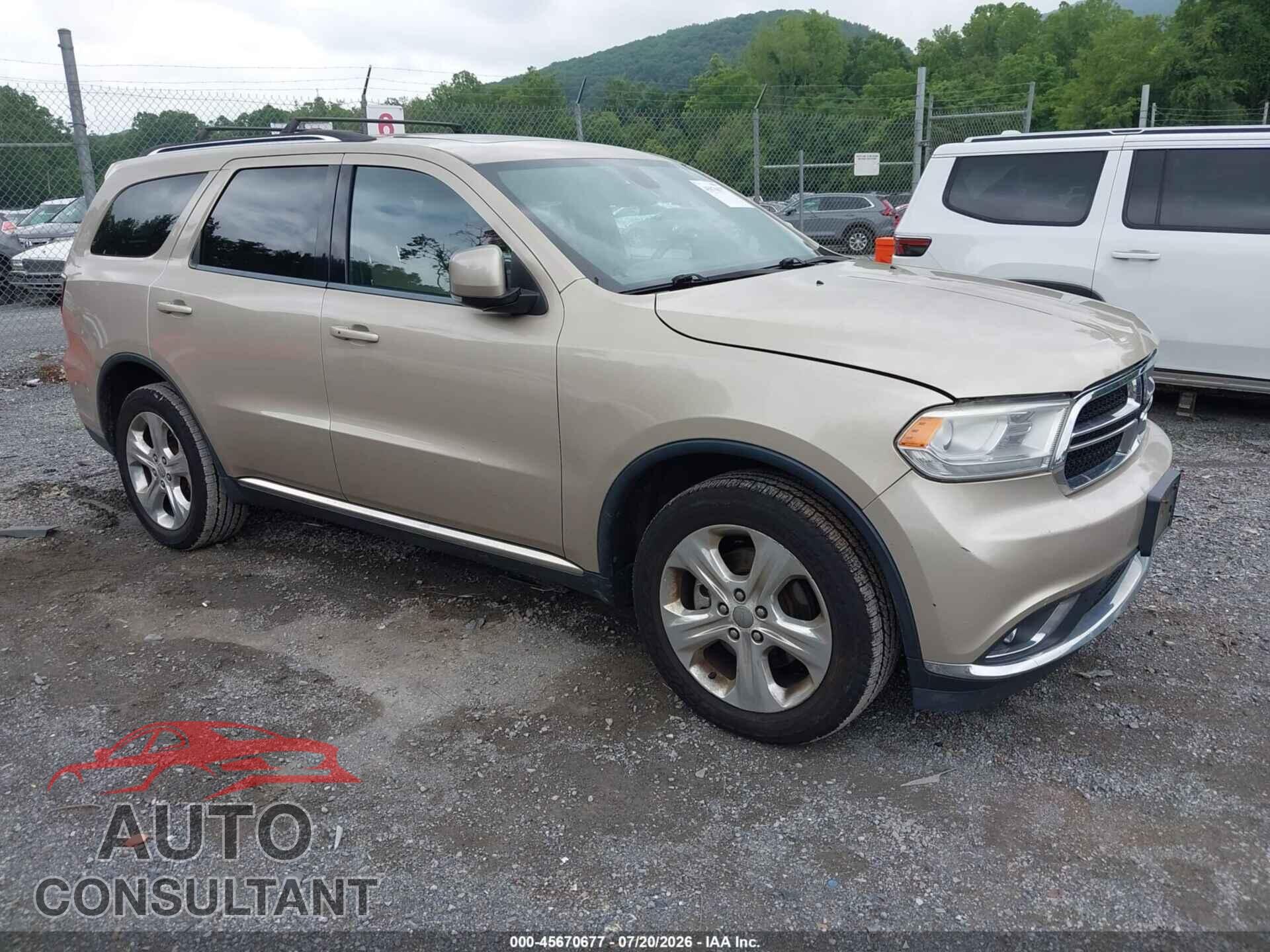 DODGE DURANGO 2014 - 1C4SDJDT1EC278726