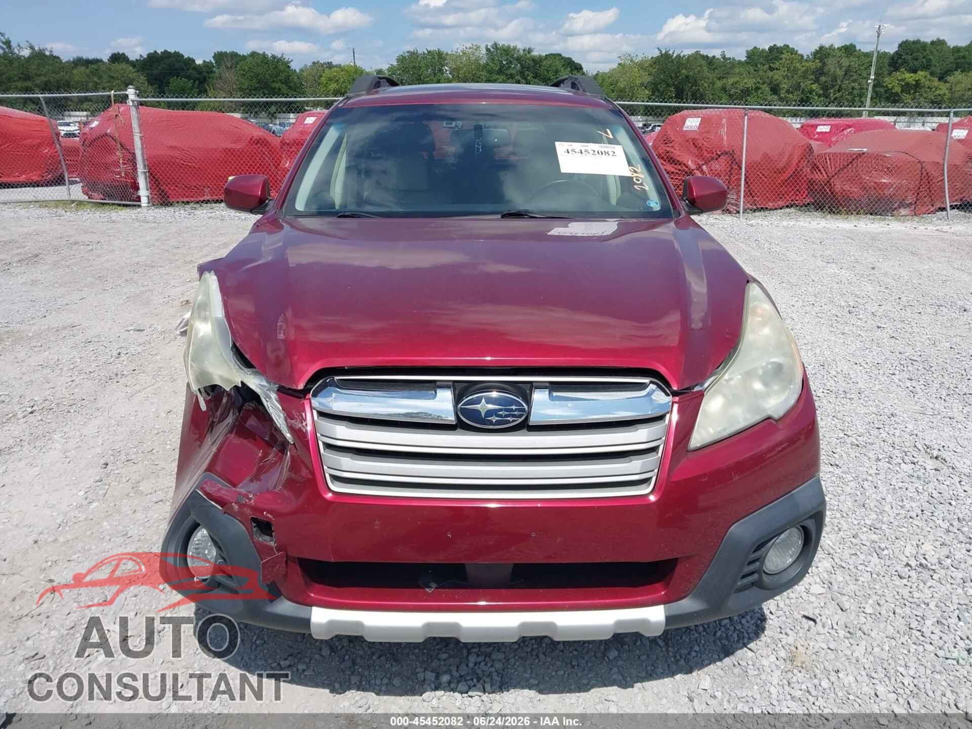 SUBARU OUTBACK 2014 - 4S4BRBLC4E3325655