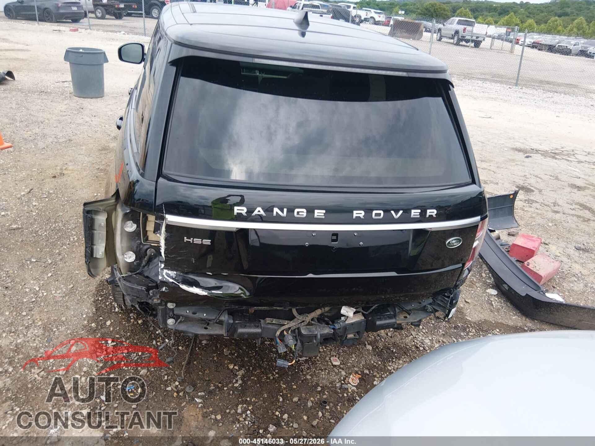 LAND ROVER RANGE ROVER 2018 - SALGS2SV7JA516101