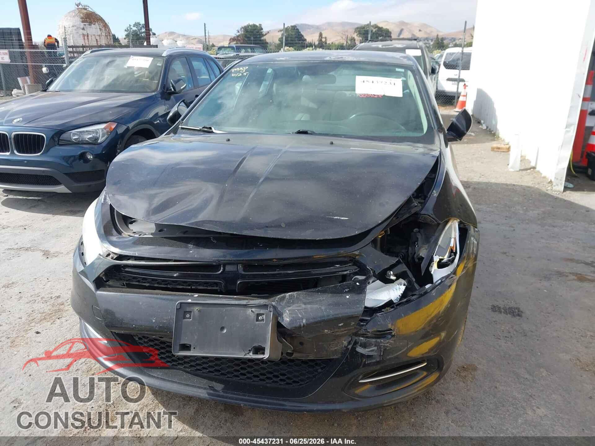 DODGE DART 2013 - 1C3CDFBA6DD209787