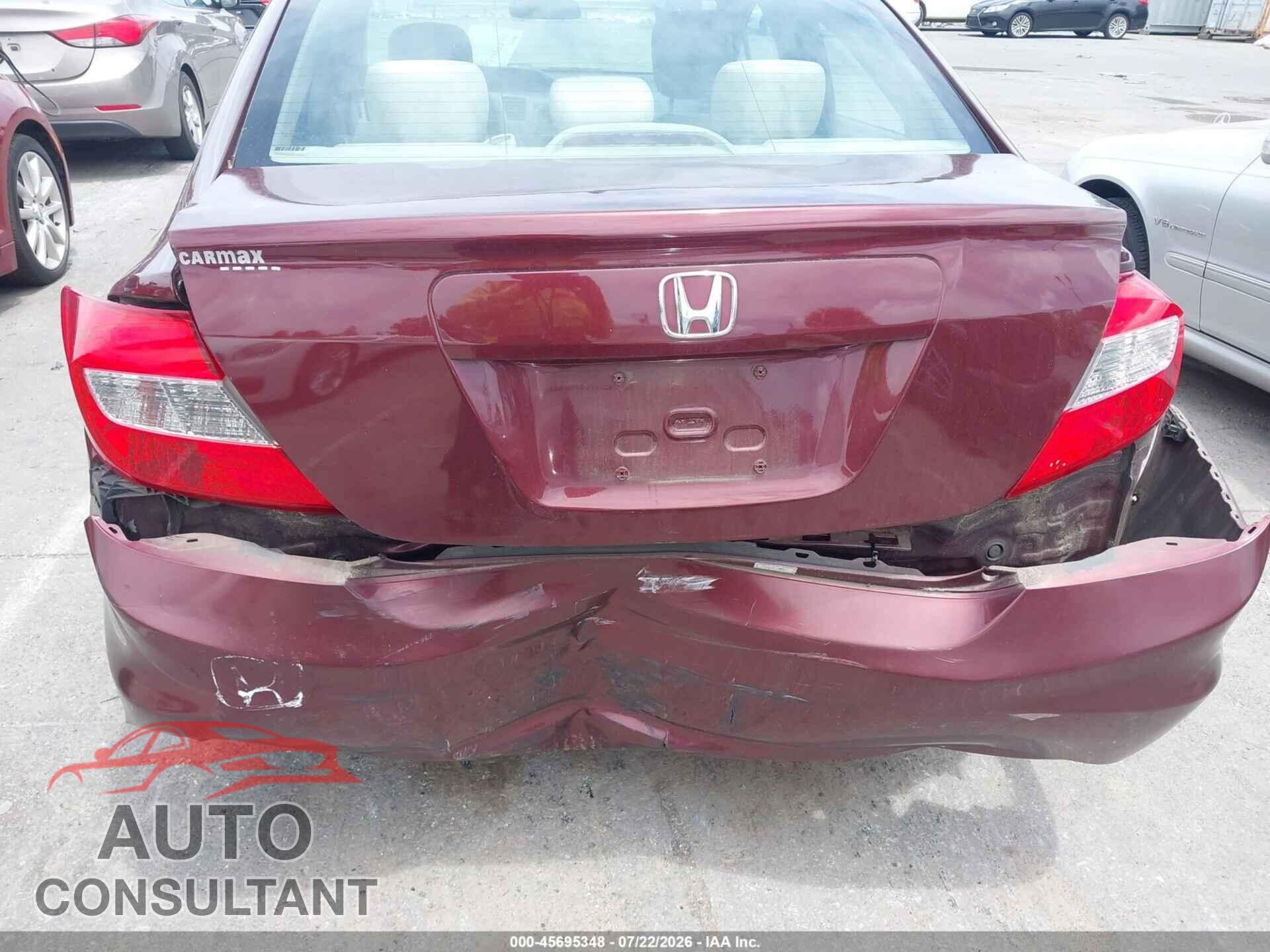 HONDA CIVIC 2012 - 2HGFB2F85CH543763