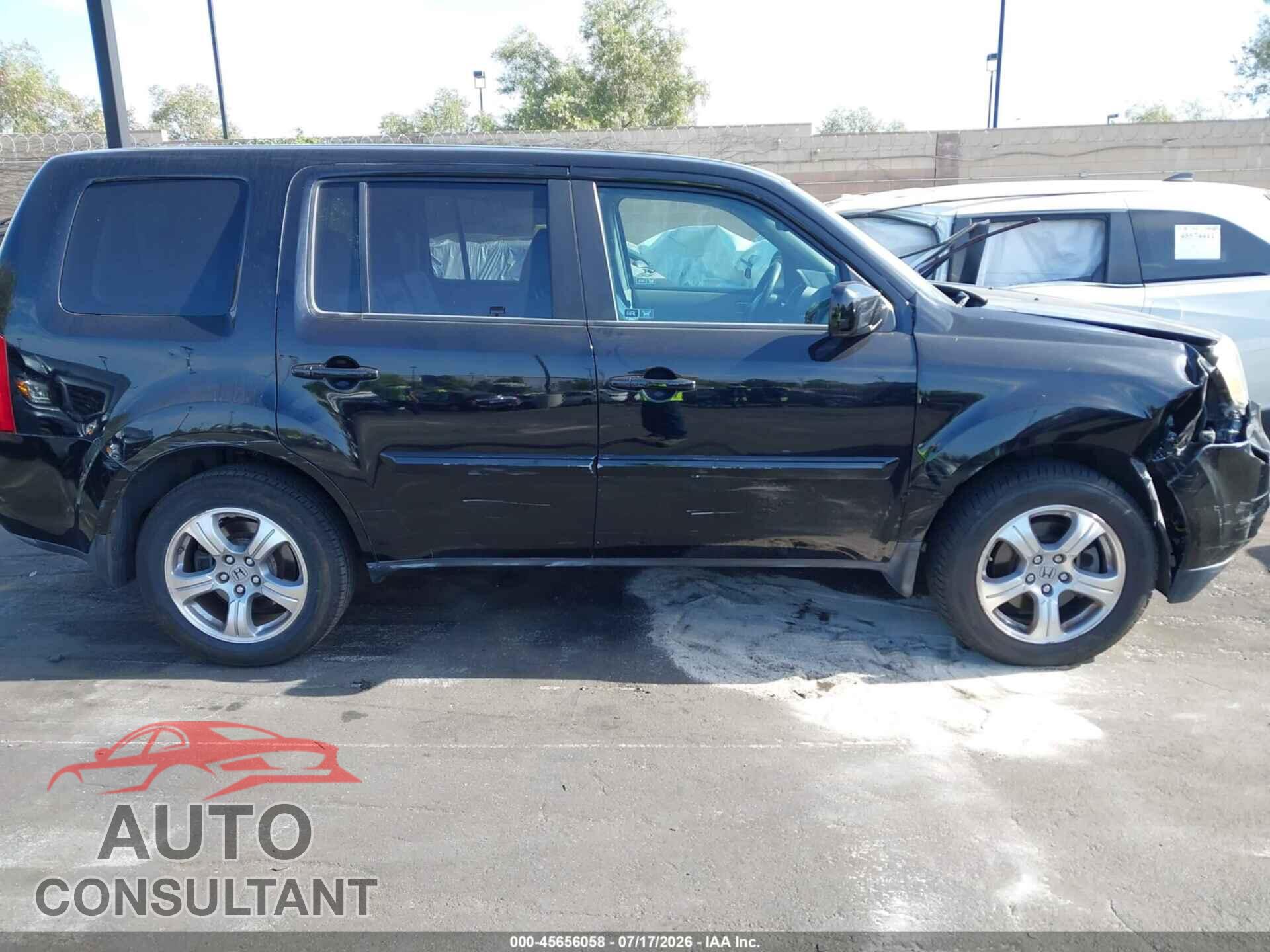 HONDA PILOT 2012 - 5FNYF3H56CB032105