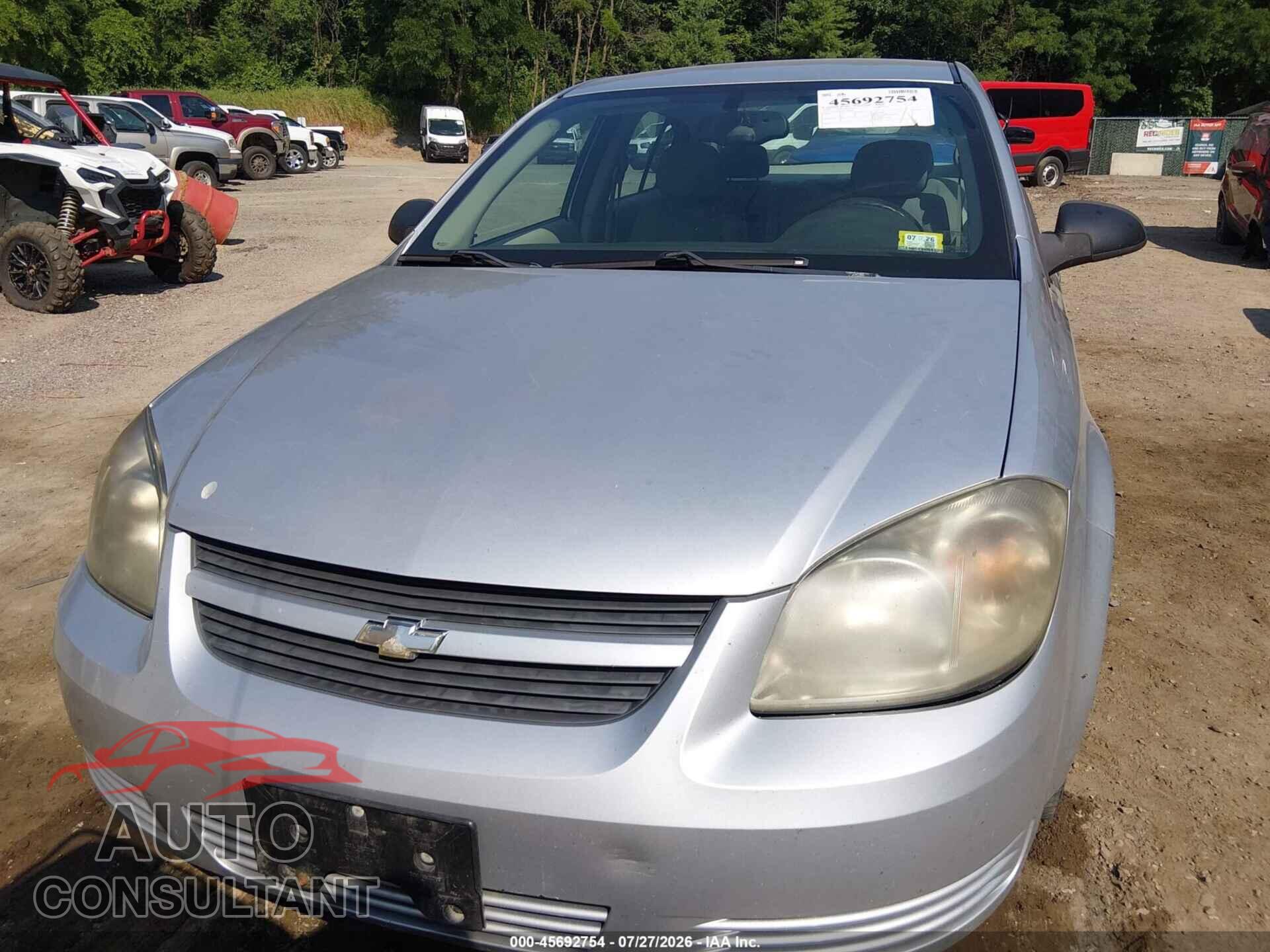 CHEVROLET COBALT 2009 - 1G1AS58H497278564