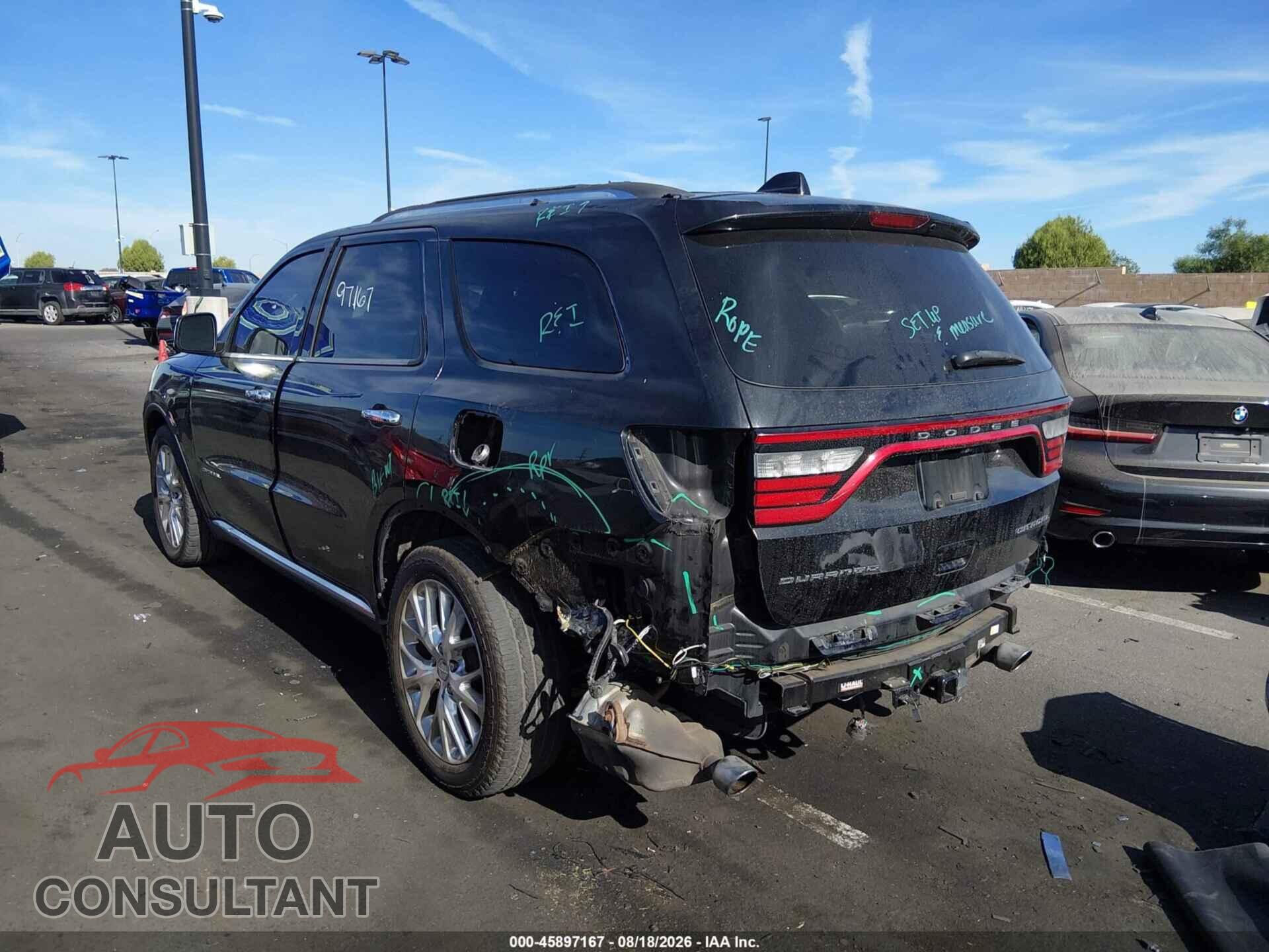 DODGE DURANGO 2015 - 1C4RDHEG3FC737443