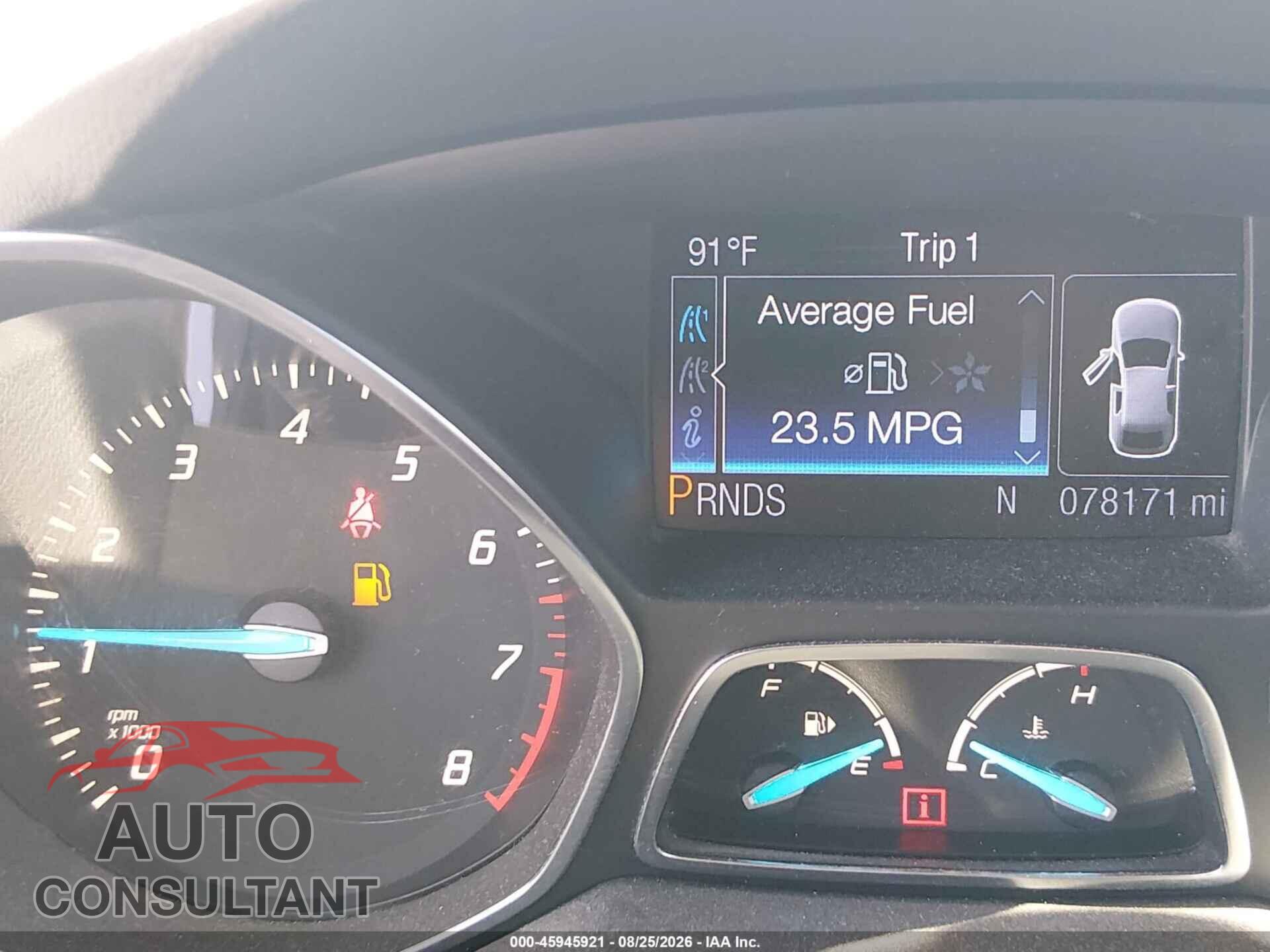FORD ESCAPE 2013 - 1FMCU9G97DUB39823