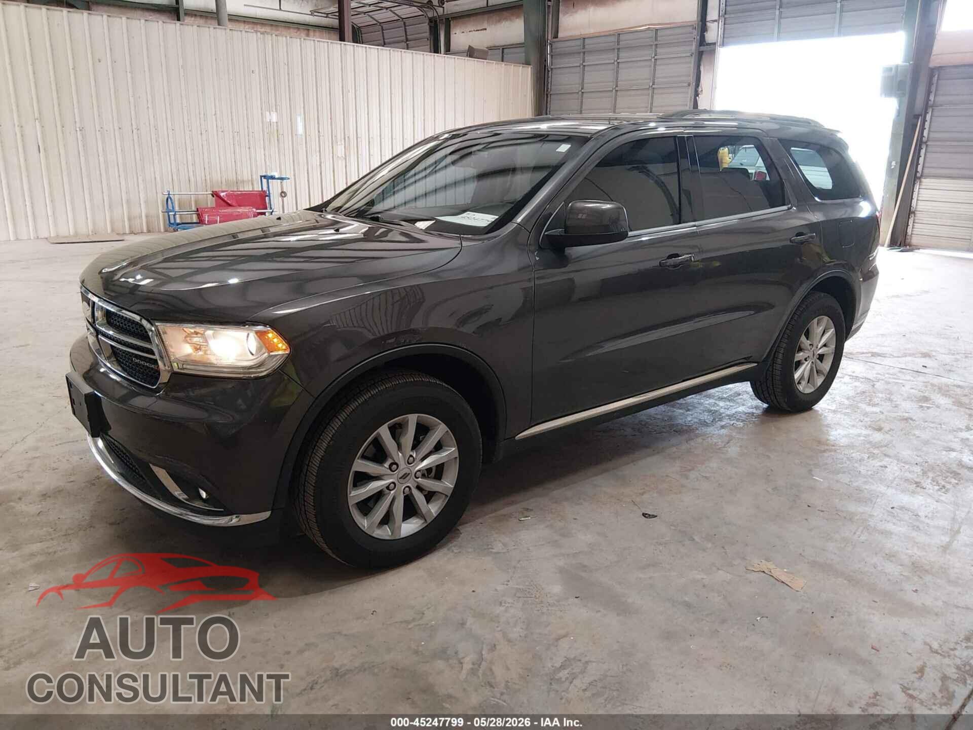DODGE DURANGO 2019 - 1C4RDJAG2KC744438