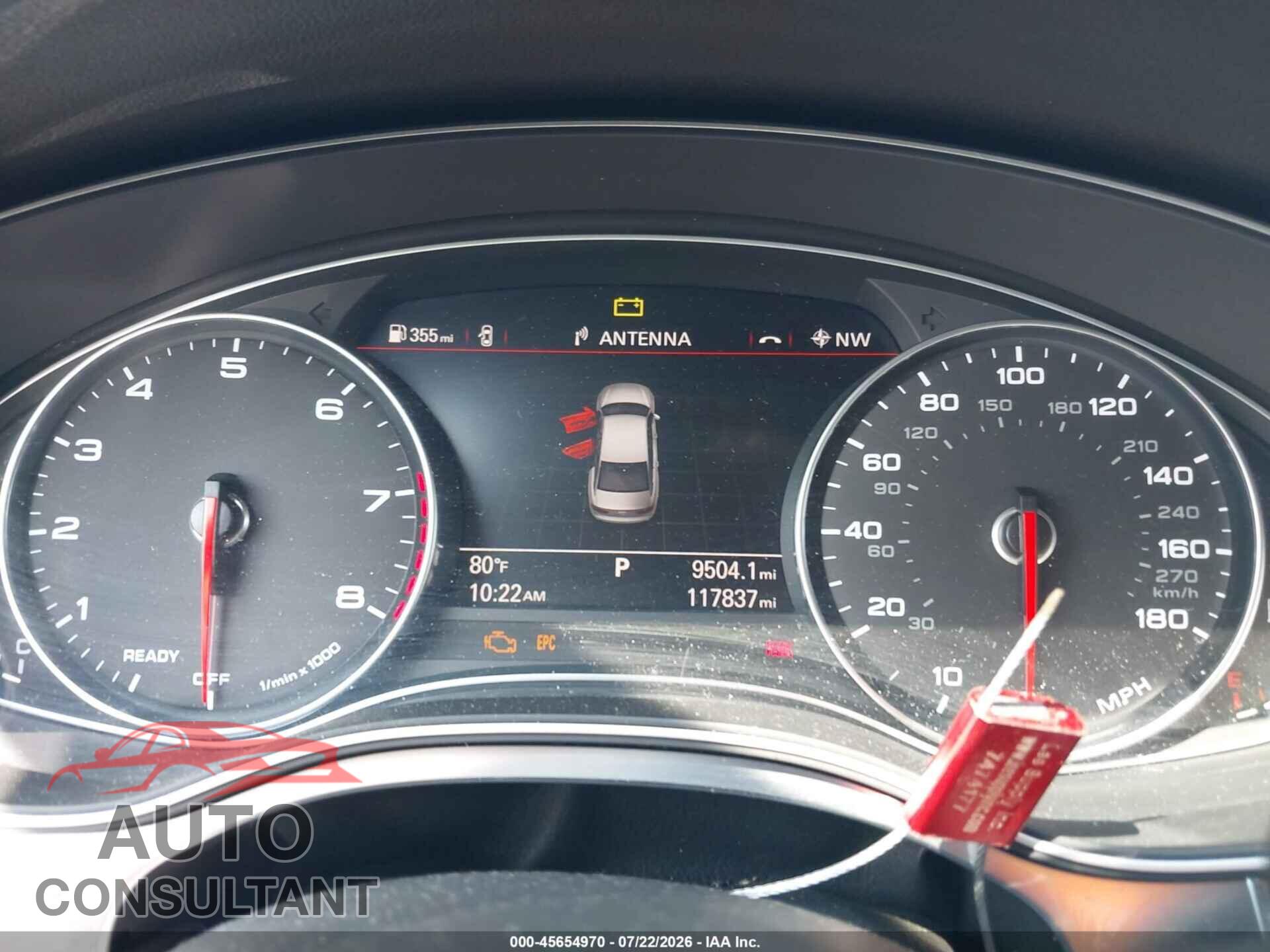 AUDI A6 2016 - WAUGFAFC8GN128663