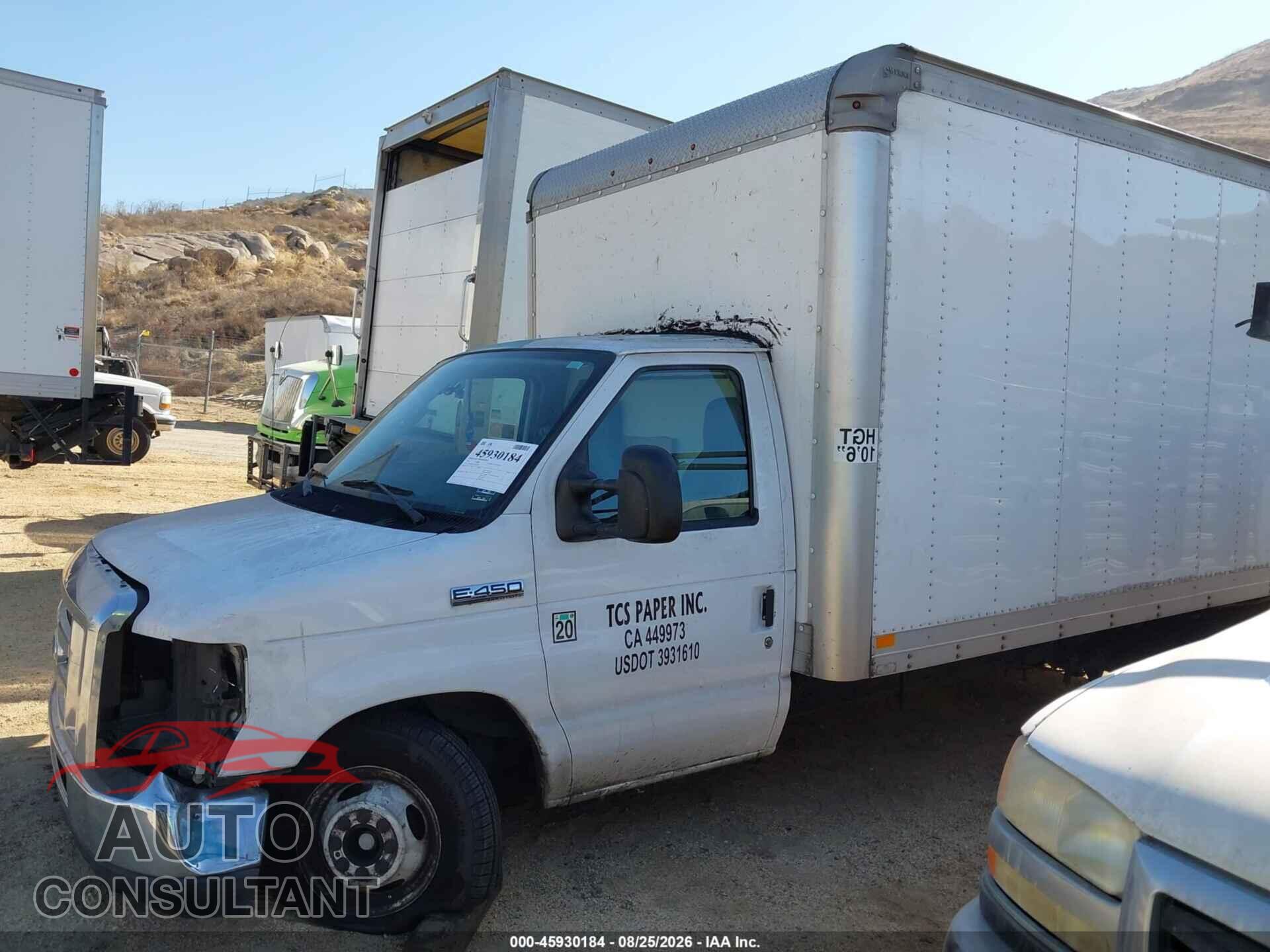 FORD E-450 CUTAWAY 2016 - 1FDXE4FS1GDC28362