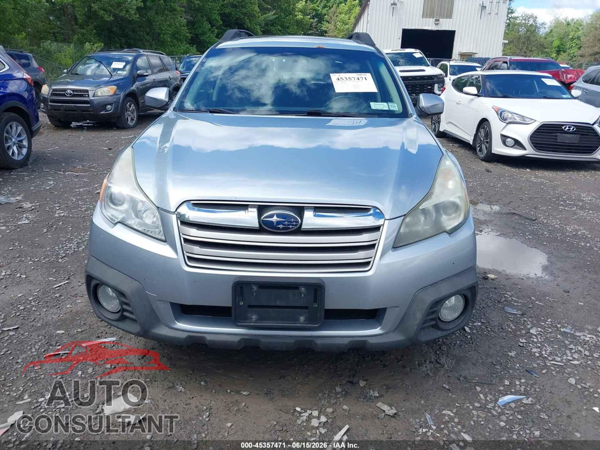 SUBARU OUTBACK 2014 - 4S4BRBDC4E3206714